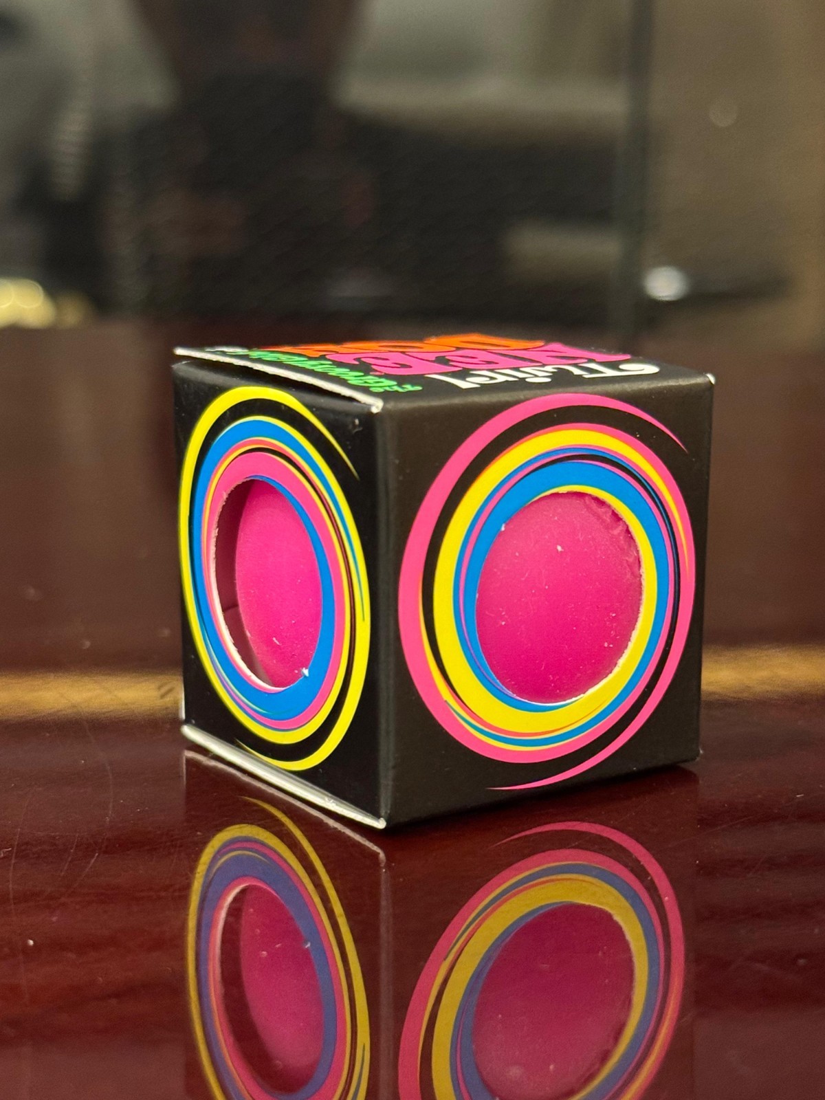 Authentic – Needoh Groovy Globe Mini Squishy Fidget Toy PINK – US Seller