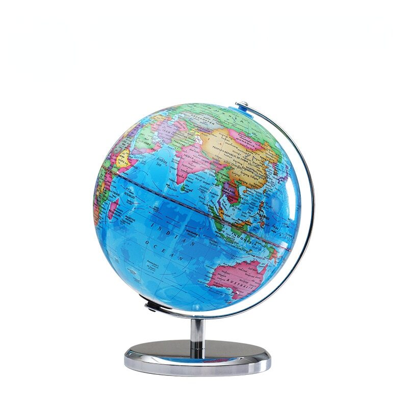 World Globe English Version World Map Globe with LED Light Geography