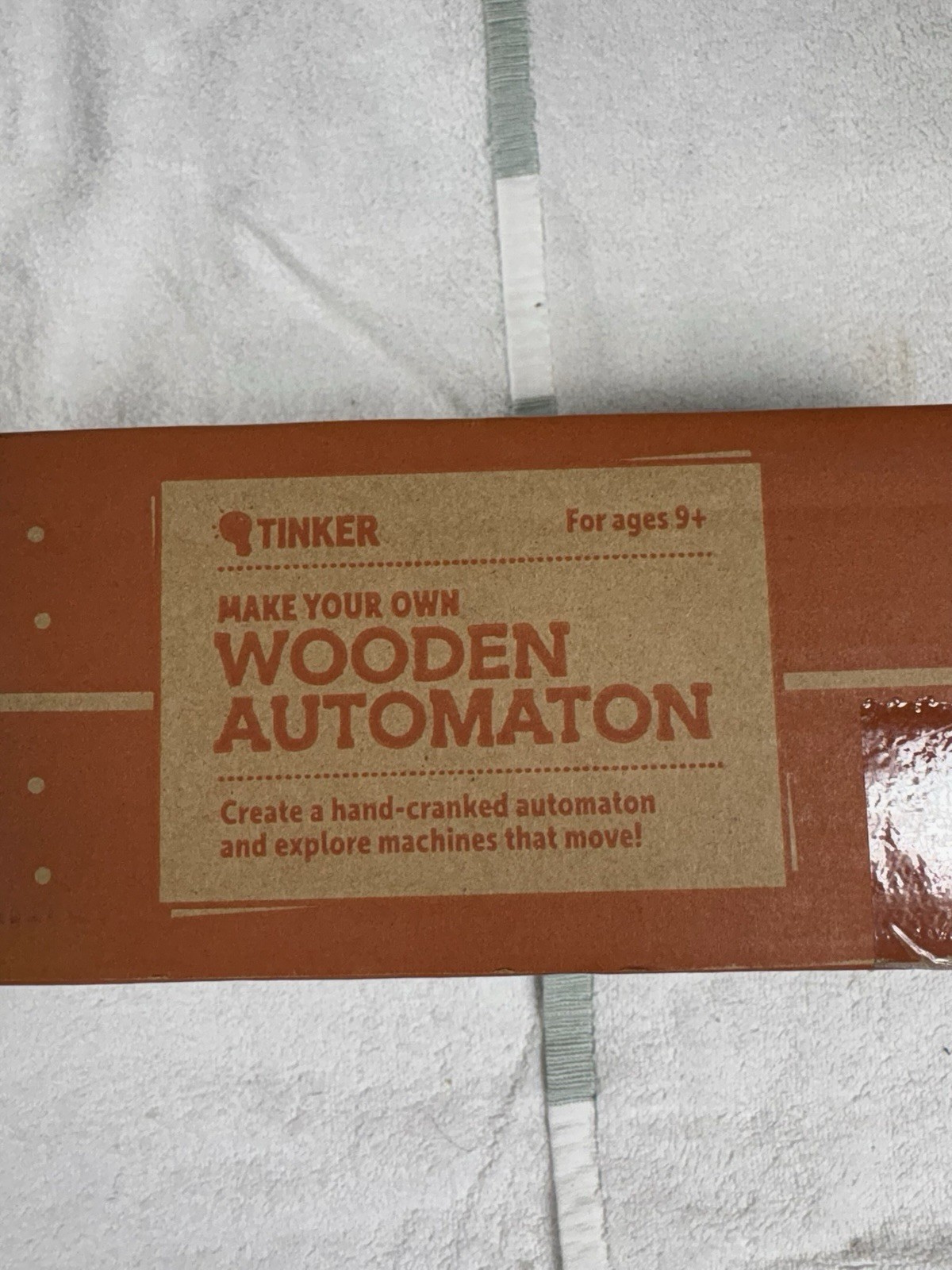 KiwiCo Tinker Crate Make Your Own Wooden Automaton STEM Kit Hand-Crank Toy 9+