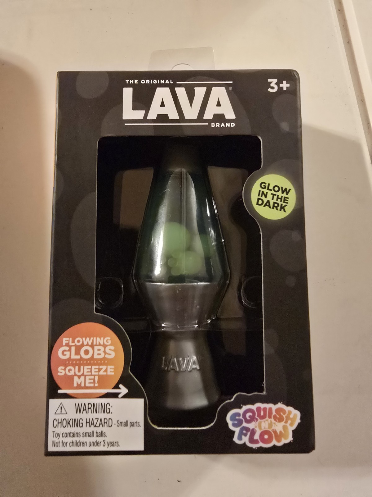 New SEALED Authentic Schylling Needoh Lava Lamp Squish N Flow Toy GREEN & BLUE