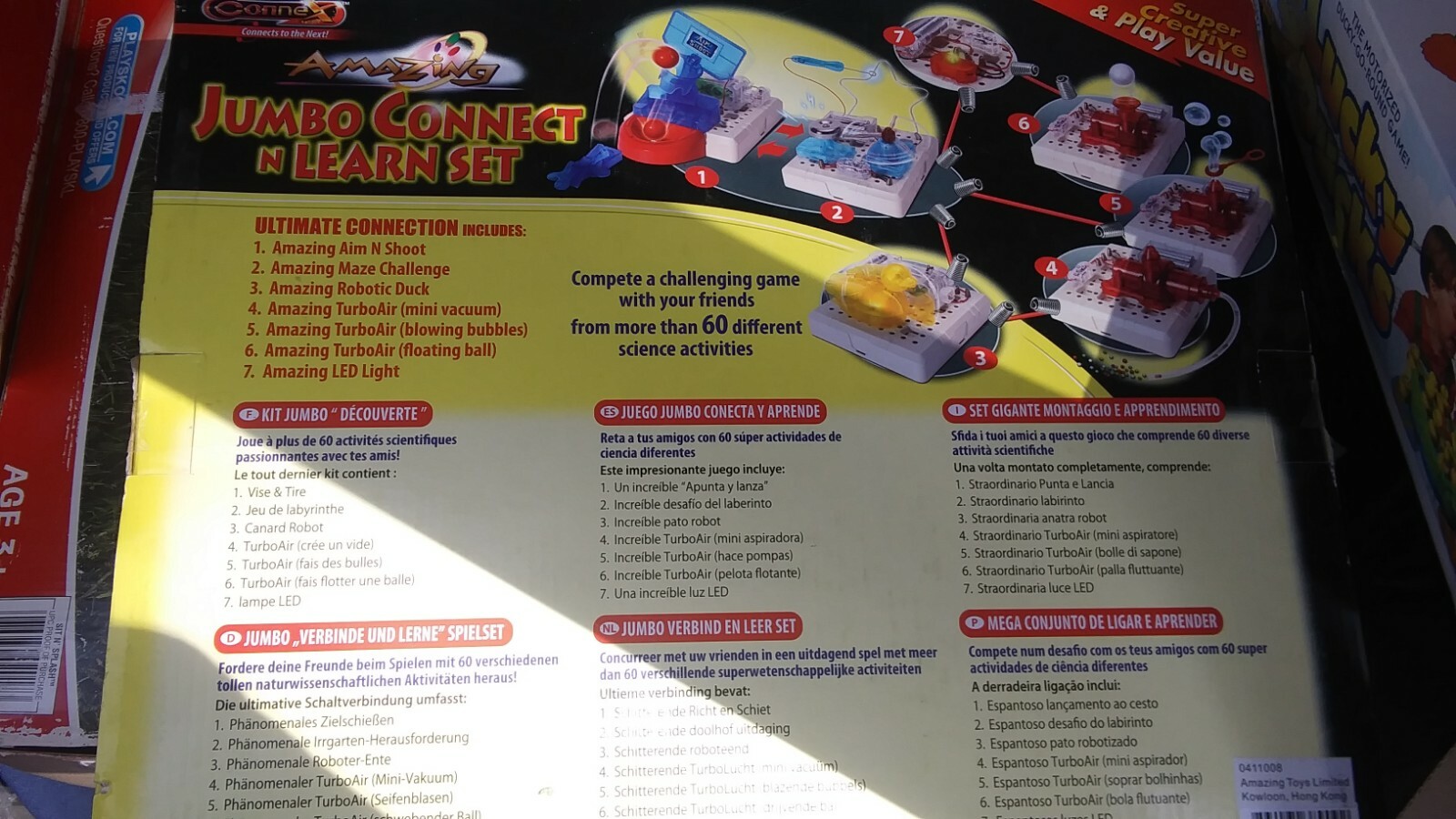 Connex Jumbo connect N Learn Circuit set. Model ES248. Brand New!