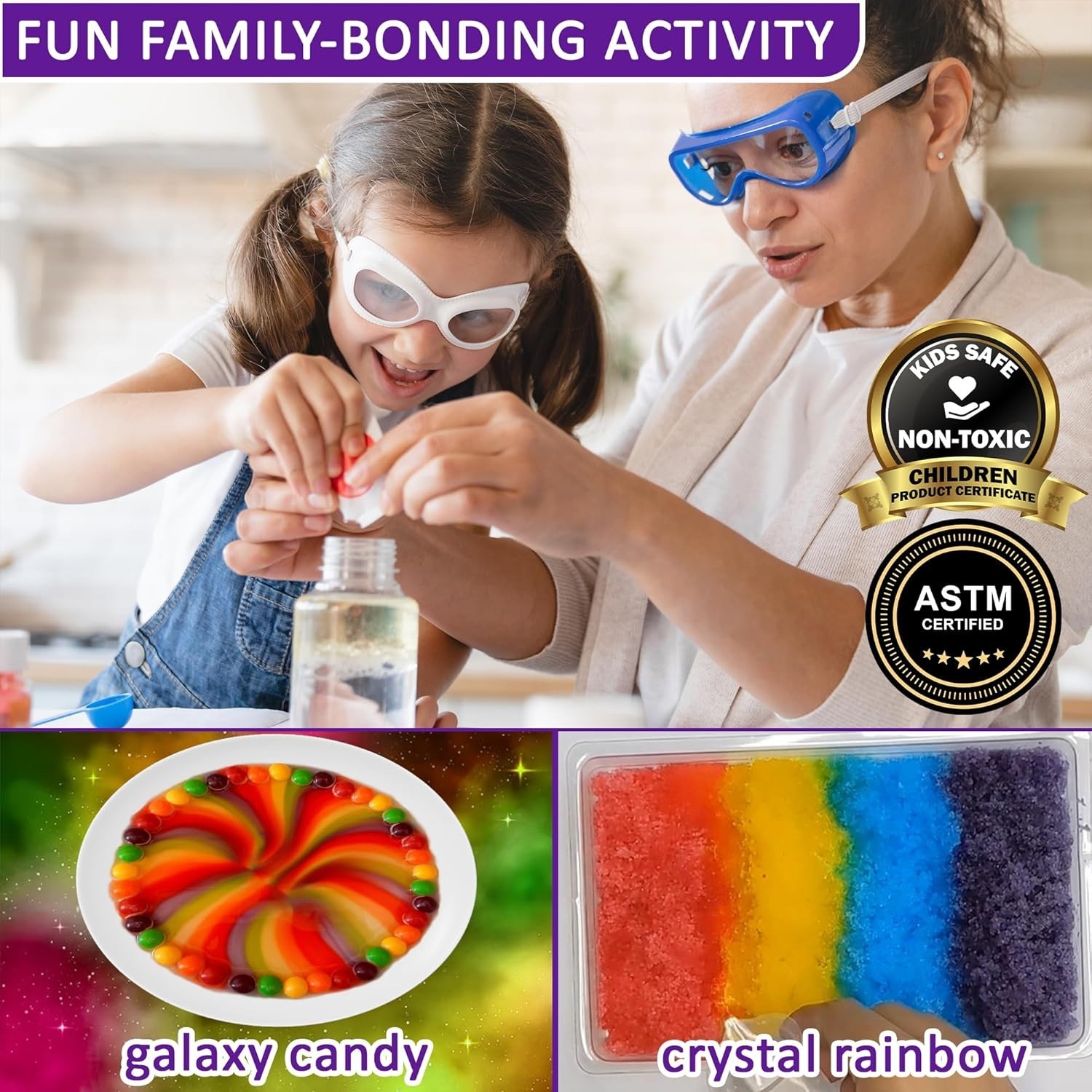 Jim&Gloria Science Kits for Kids Age 5-7 8-12 Year Old Birthday Gifts for Girls