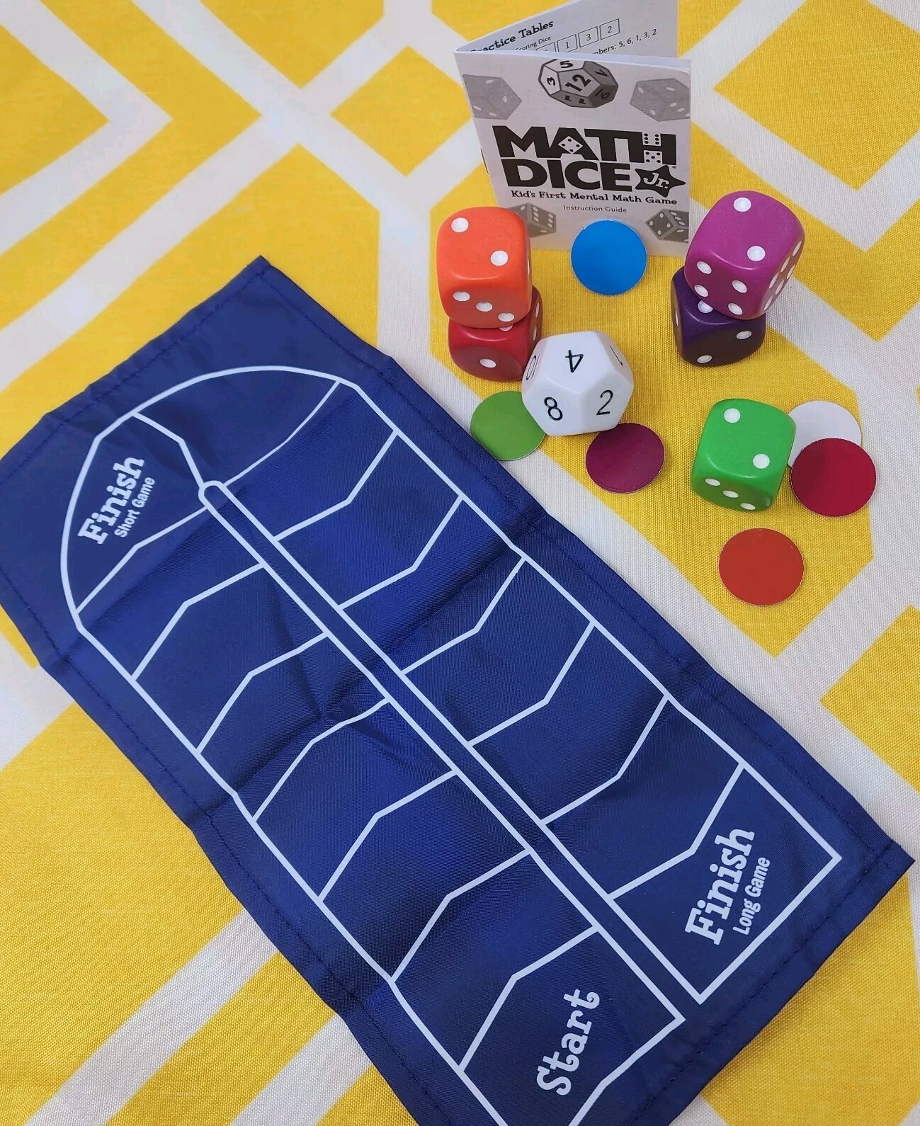 “Math Dice Junior” Game Learning Math Dice Addition Subtraction Think Fun Age 6+