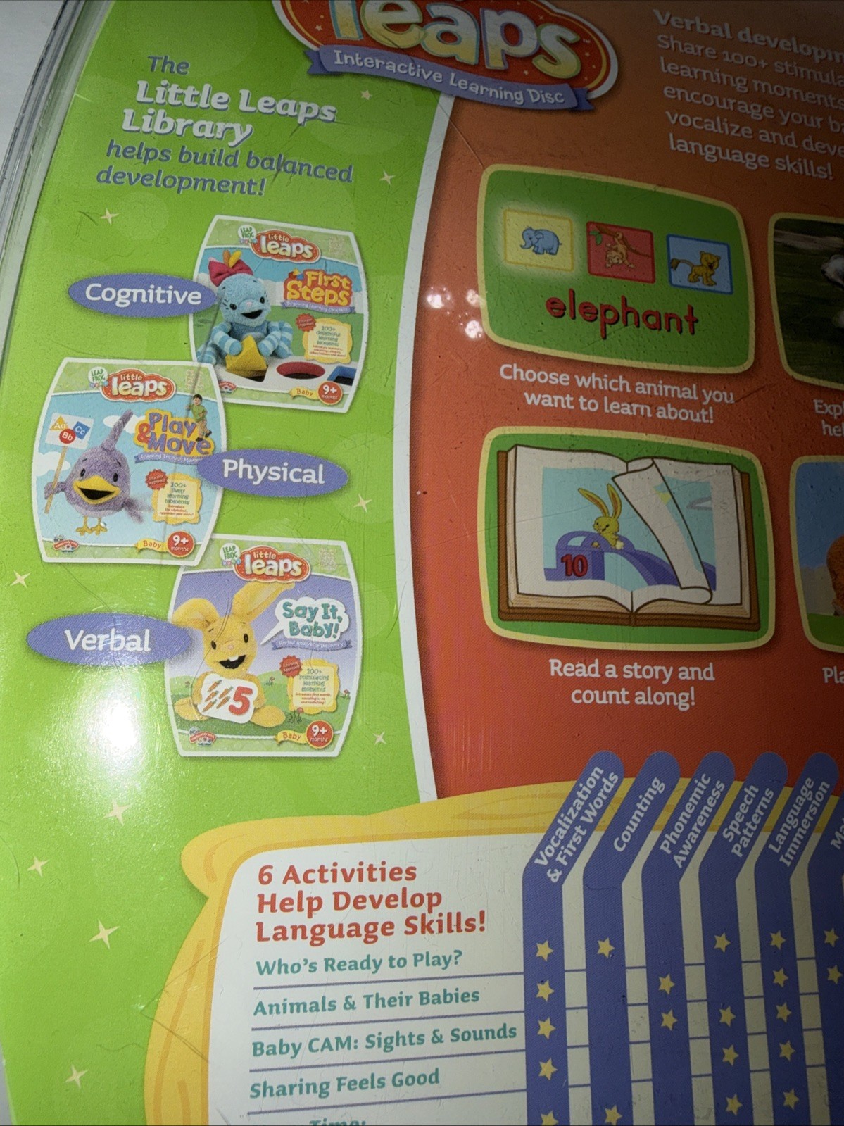 Leapfrog Baby Leap Frog Little Leaps Play & Move and Say It Baby ! NEW
