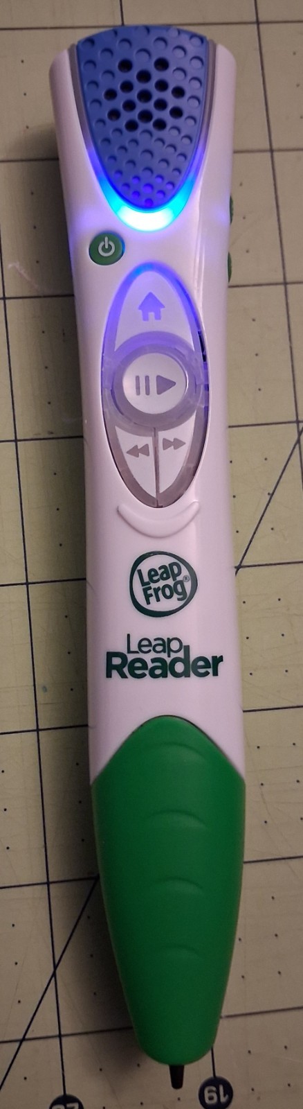 LeapFrog Leap Reader Rechargeable Pen w/ Cable Tested Working + 10 Book Set