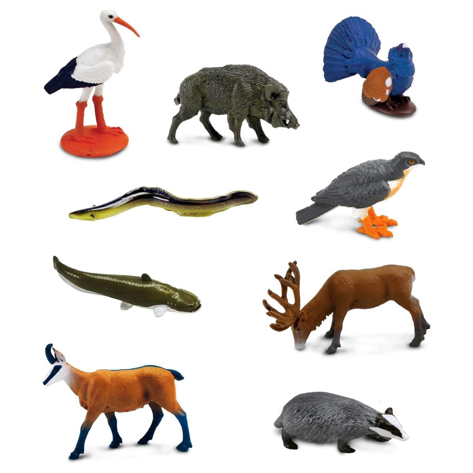 Safari Ltd European Animals Mini Figure Toob NEW IN STOCK
