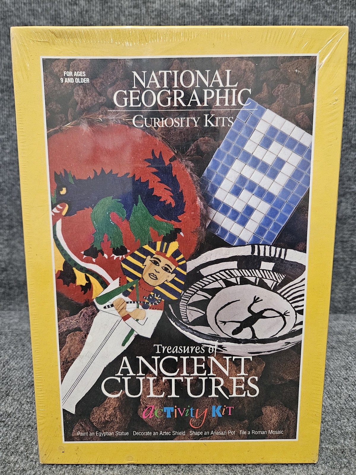 Vintage 1995 National Geographic Curiosity Kit TREASURES OF ANCIENT CULTURES