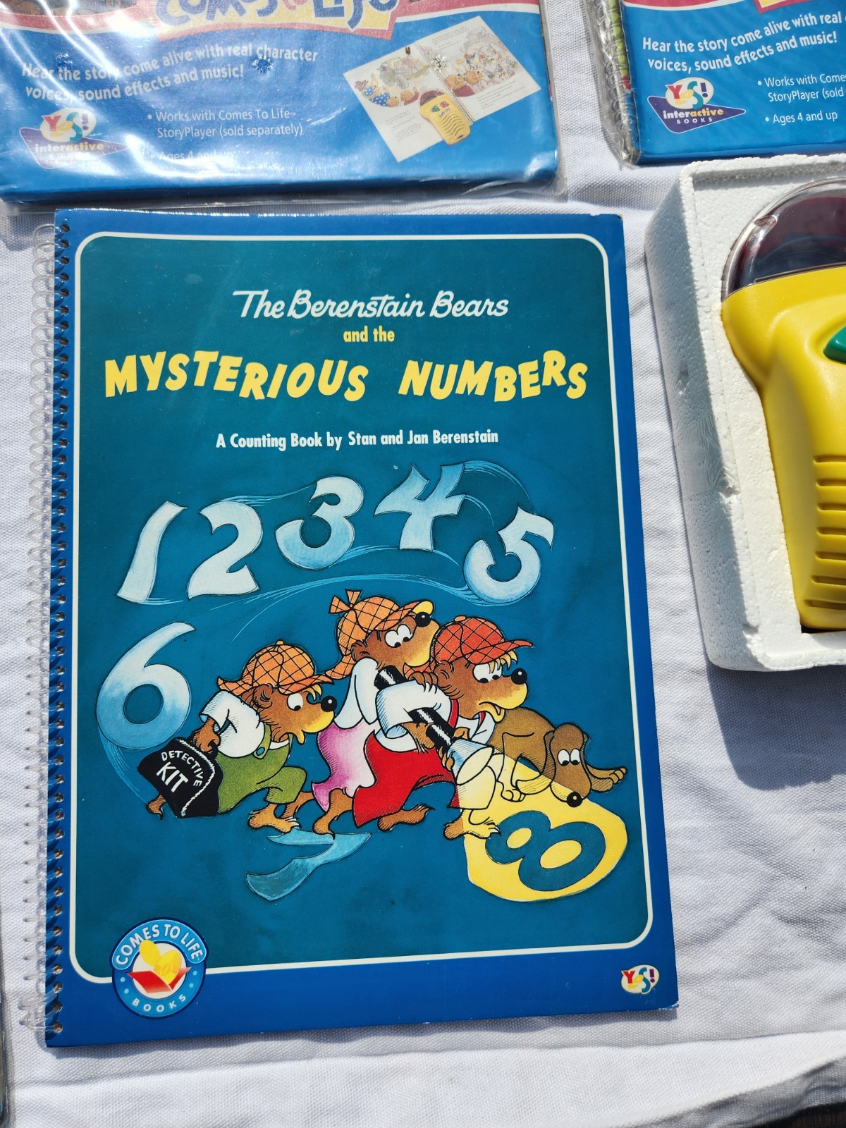 Comes to Life – Story Player & Book, Yes! Interactive, 1994, NEW With 9 books