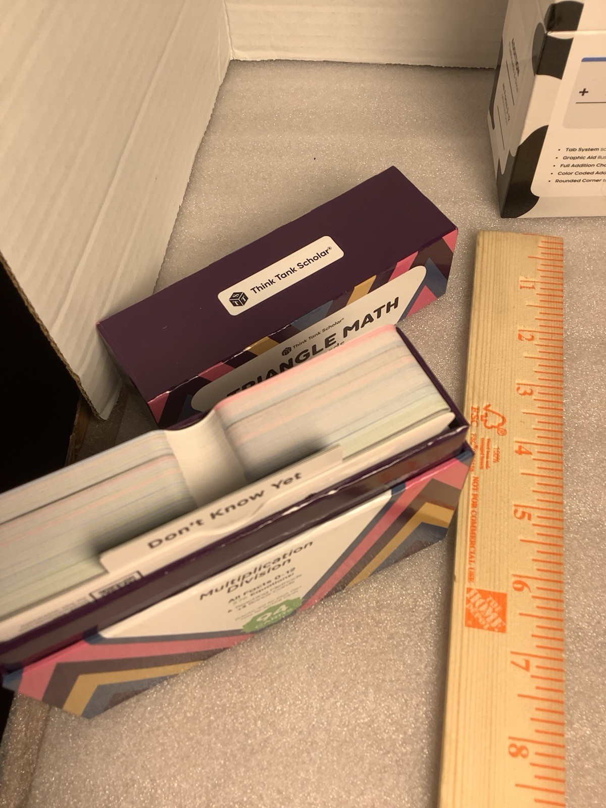Lakeshore Division Machine + Math & Sight Words Flash Cards Lot Of 4 Learning