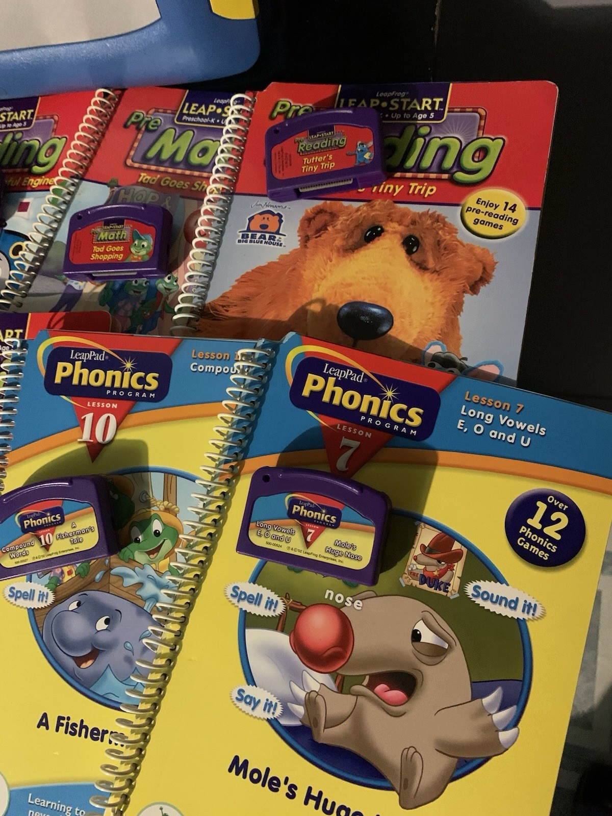 LeapFrog LeapPad Plus Writing Learning System W 9 Books And Cartridges
