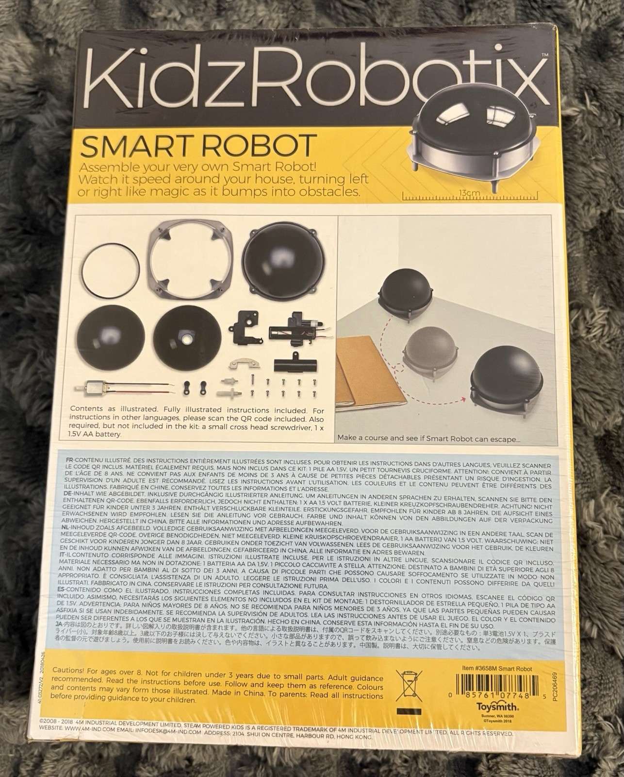 4M KidzRobotix Smart Robot – STEM Educational Build Kit | NEW Sealed
