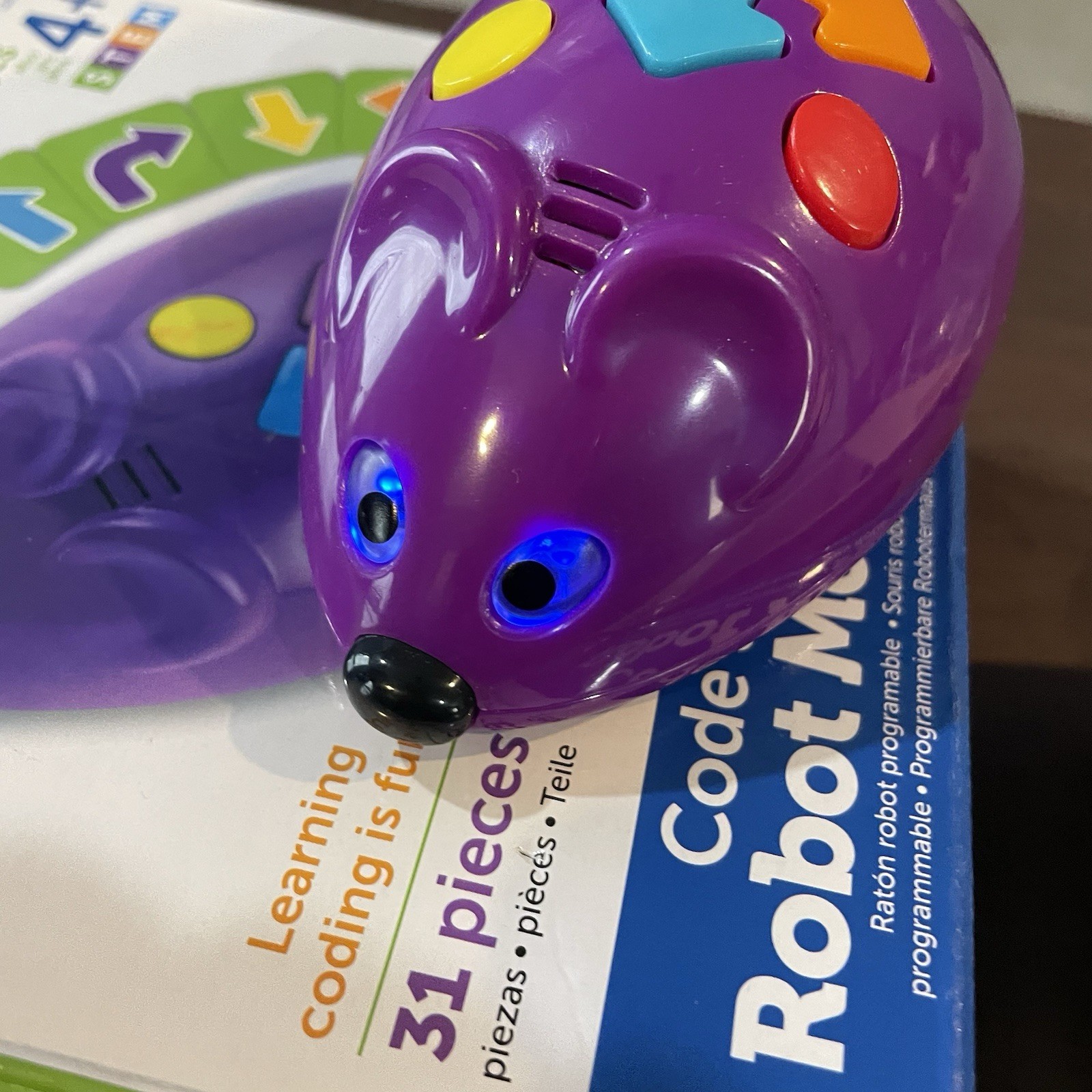 Learning Resources Code & Go Robot Mouse, Coding STEM Toy, 31 Piece Coding Set