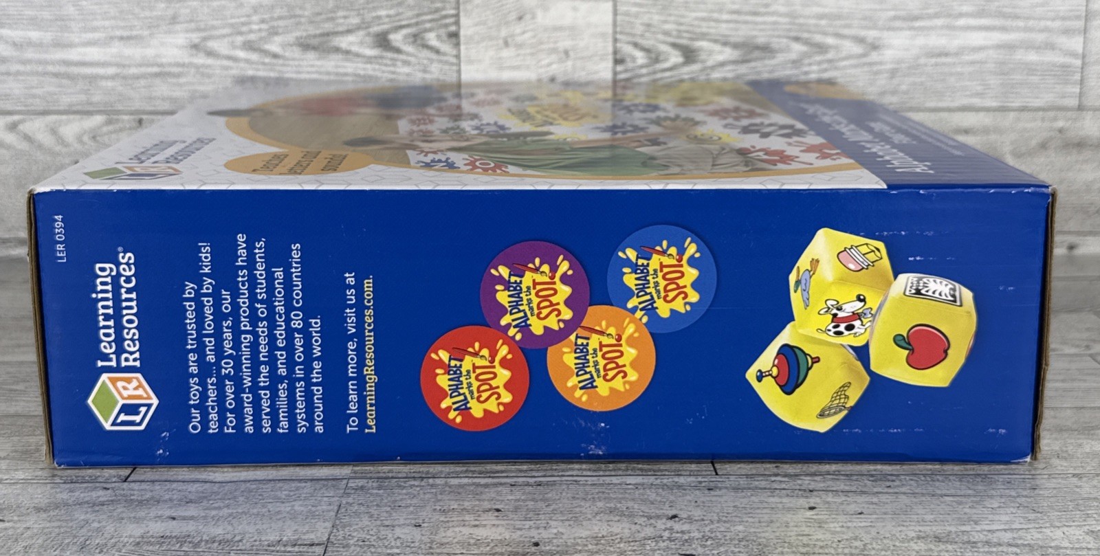 Learning Resources Alphabet Marks The Spot Floor Game Ages 5+ New In Box