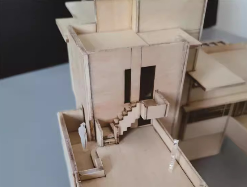 1/75/100 Fallingwater Villa 3D Wooden DIY Building Model Assembly Kits Set Gifts