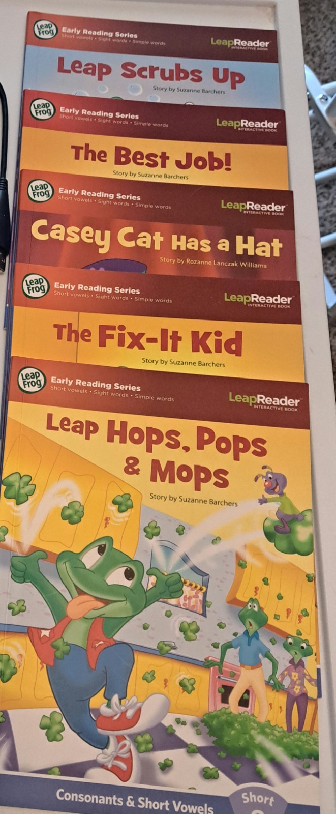 Leap Frog Leap Reader Learn To Read Early Reader Series, With Pen, 10 Book Set