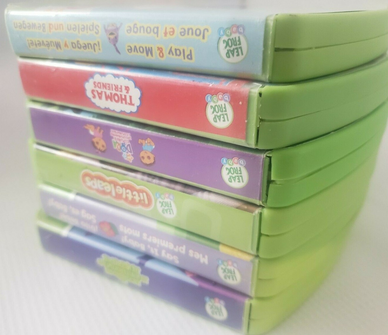Leapfrog Baby Little Leaps for Learning System Lot of 6 DVD’s Leap Frog Toddler