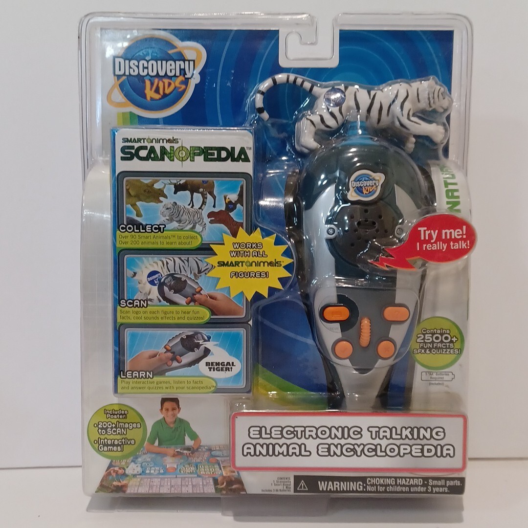 DISCOVERY KIDS SMART ANIMALS SCANOPEDIA Electronic Talking Encyclopedia SEALED