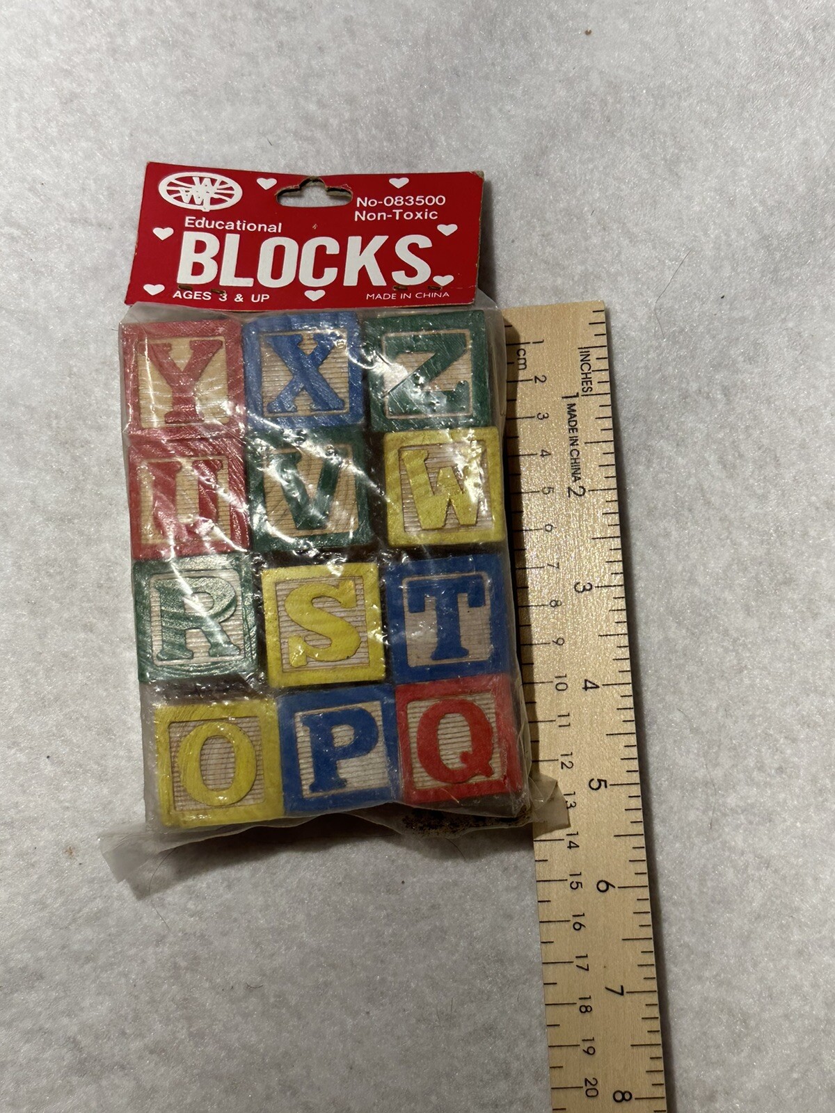 (New) Educational Blocks, (Set of 12) Toys for Children 3 and Up