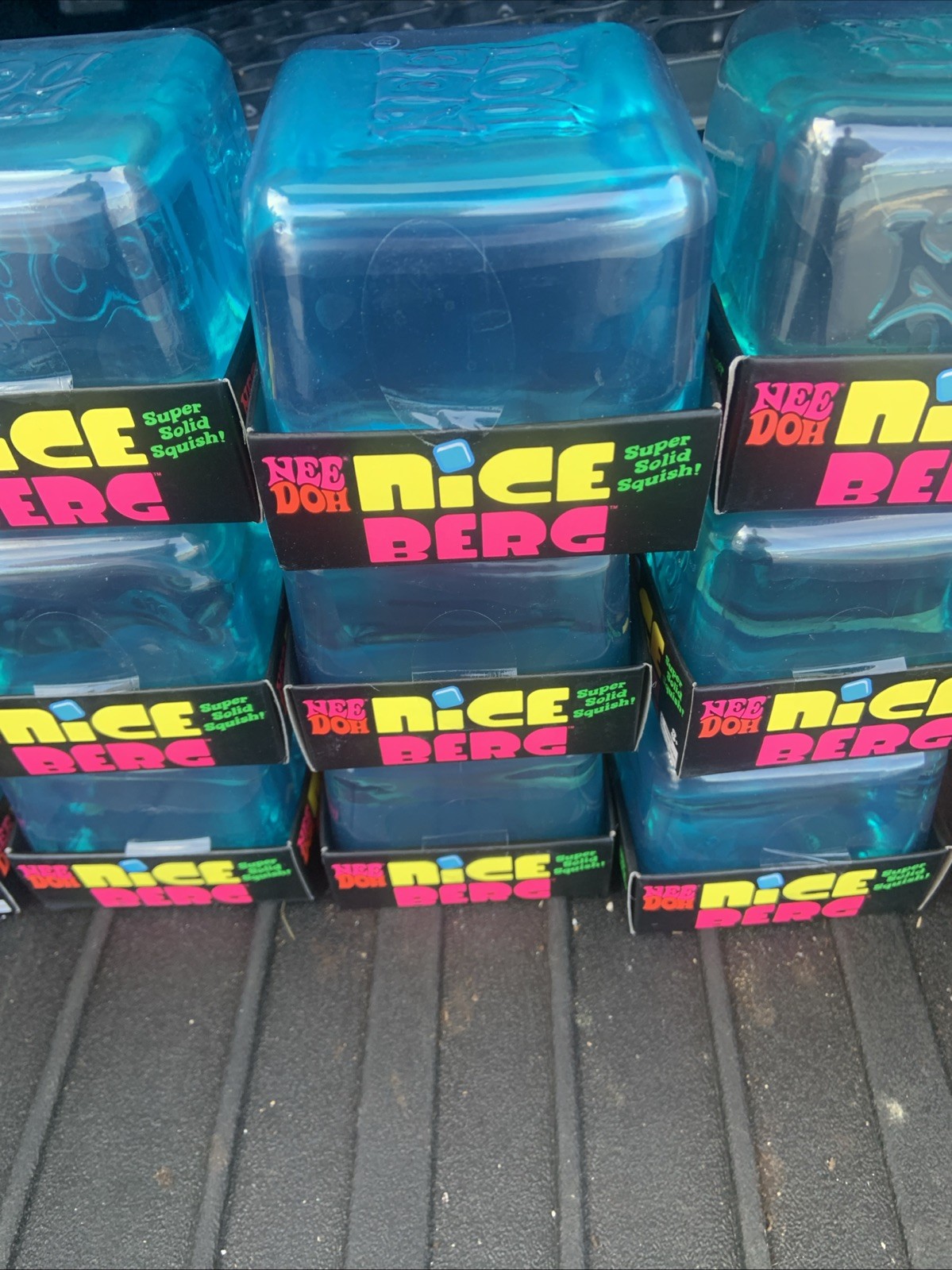 Schylling NeeDoh Nee Doh Lot of 12 Nice Berg Super Solid Squish XL 🧊