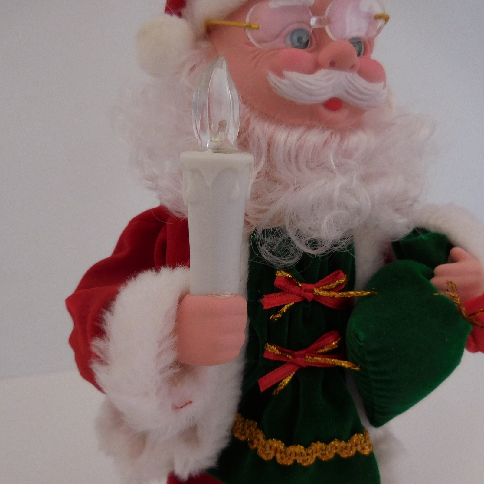 N798 Santa Claus Music Box Vintage Art Deco Design France
