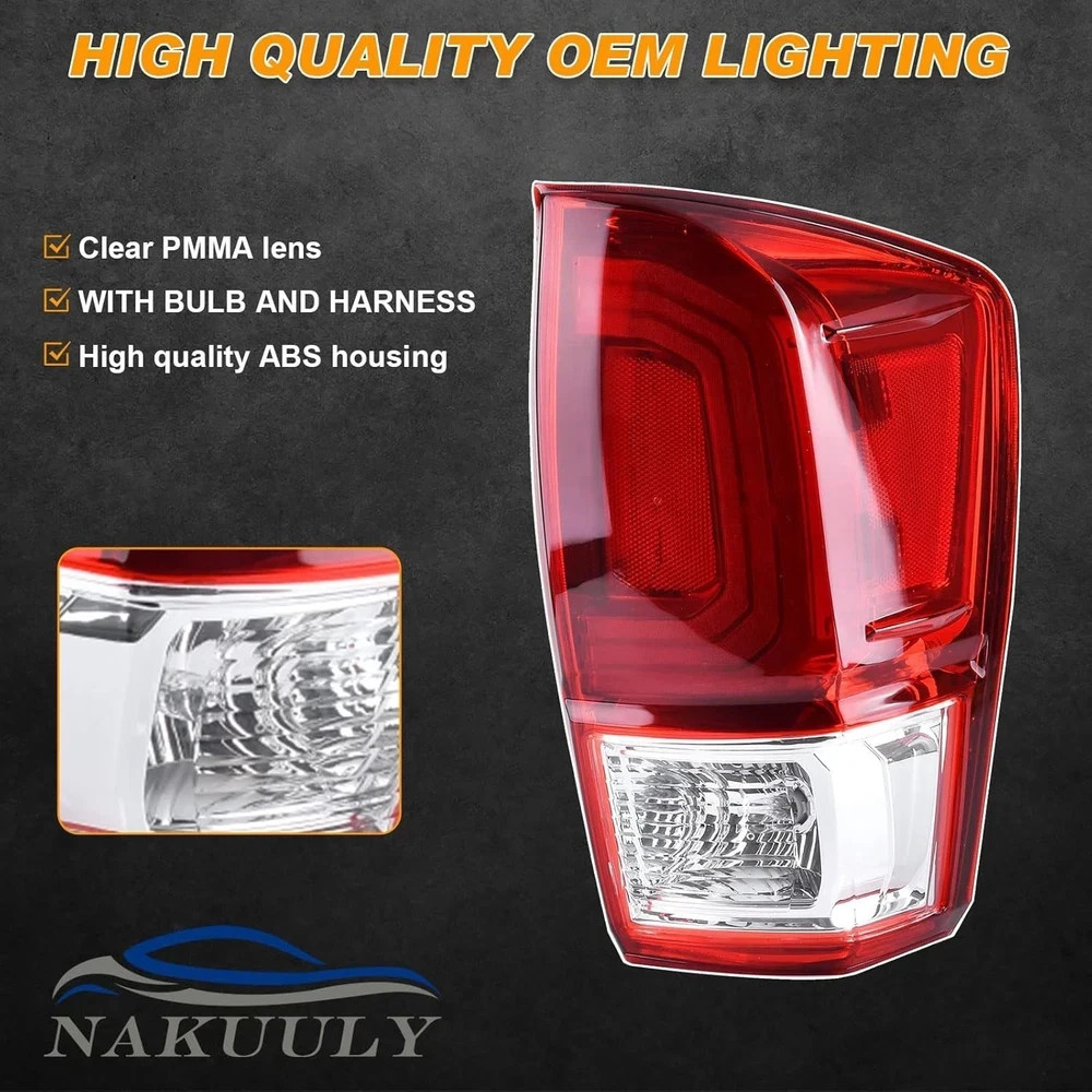 Tail Light Rear Lamp Compatible With 2016-2022 Toyota Tacoma Right Passenger