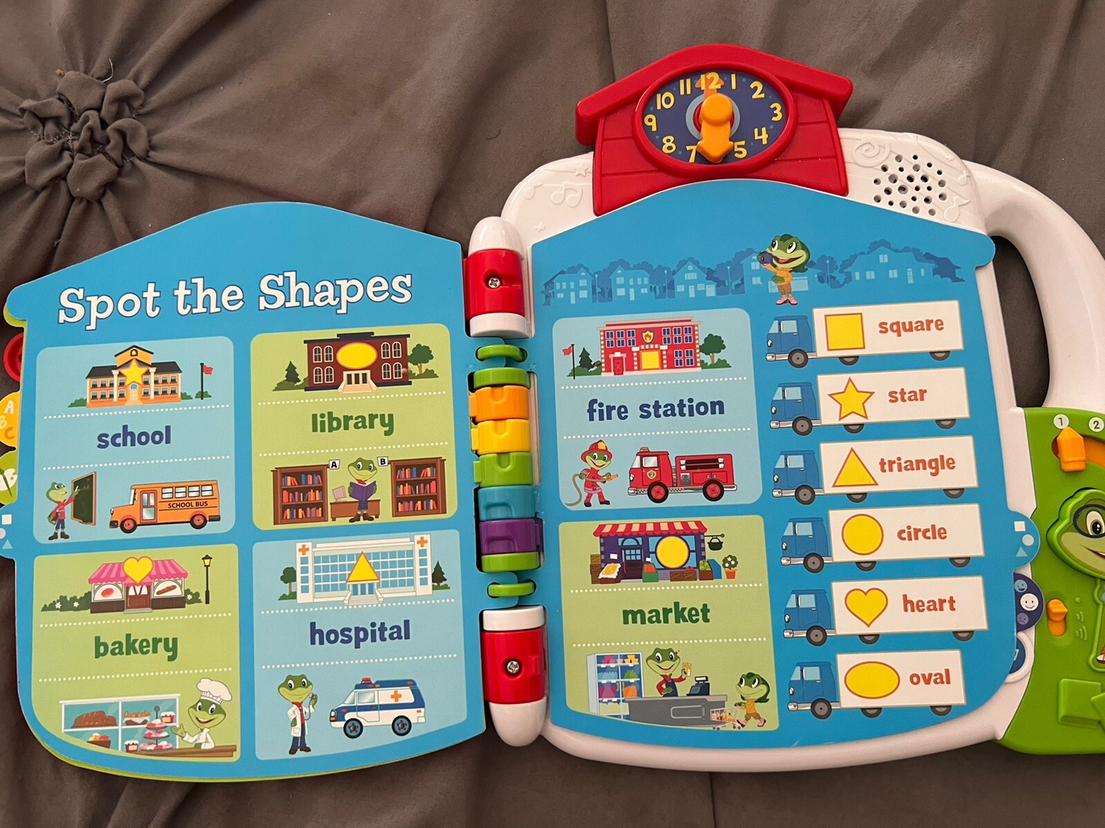 Leap Frog Get Ready For School Book Learning Educational Toy Colors Alphabet