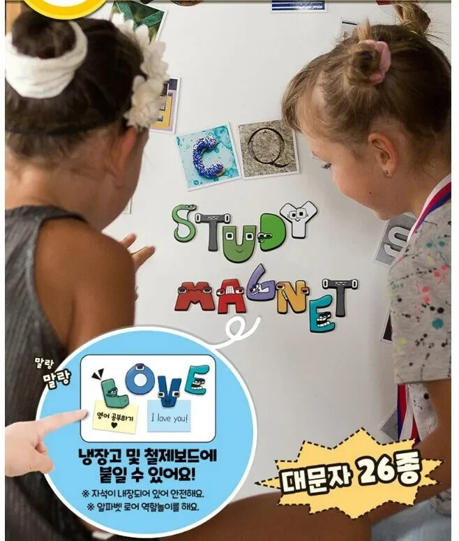 Alphabet Lore Academy Magnet Play Set Baby Kids Infant English Learning