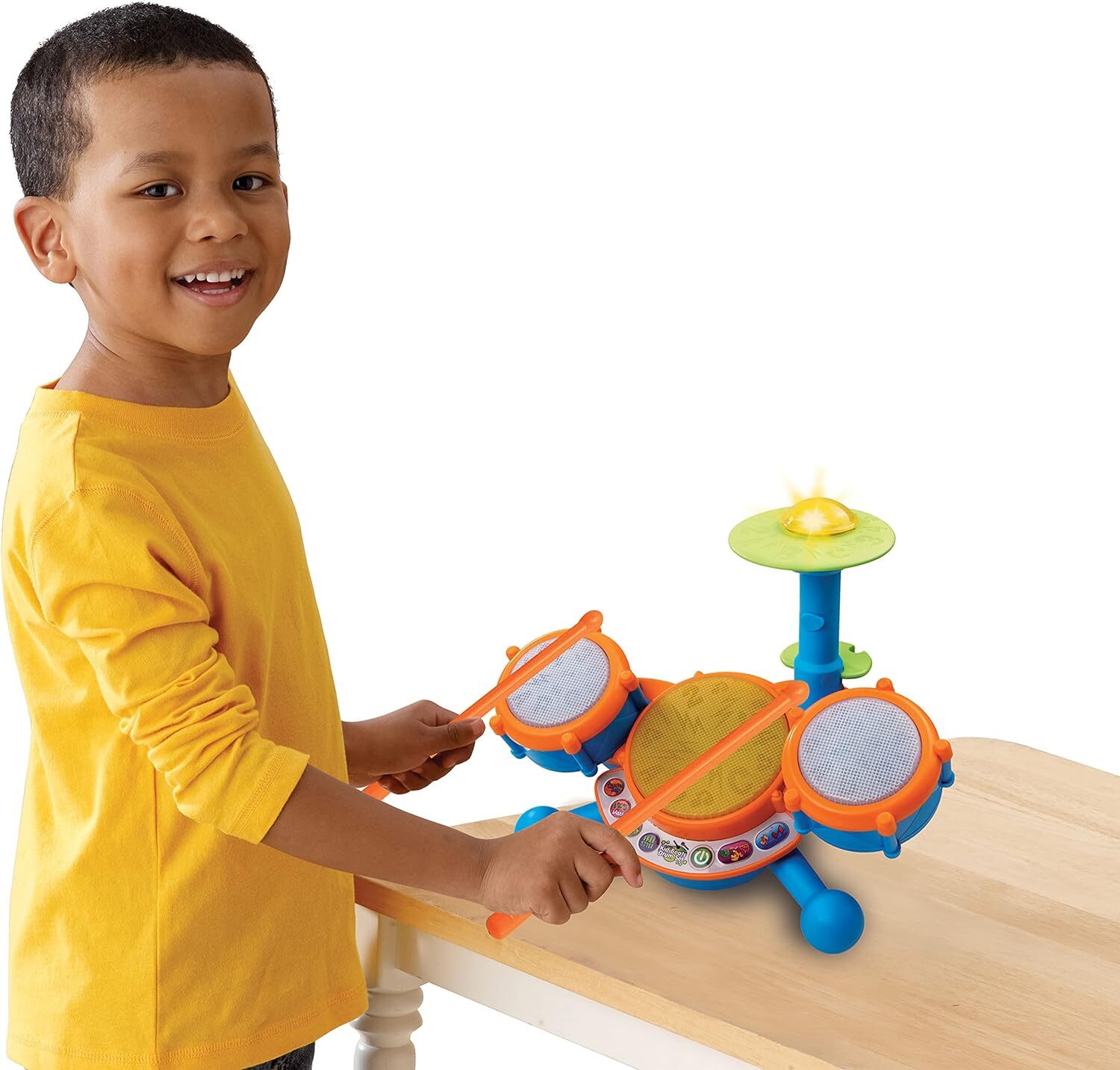 Toddlers Kids Drum Set, Orange