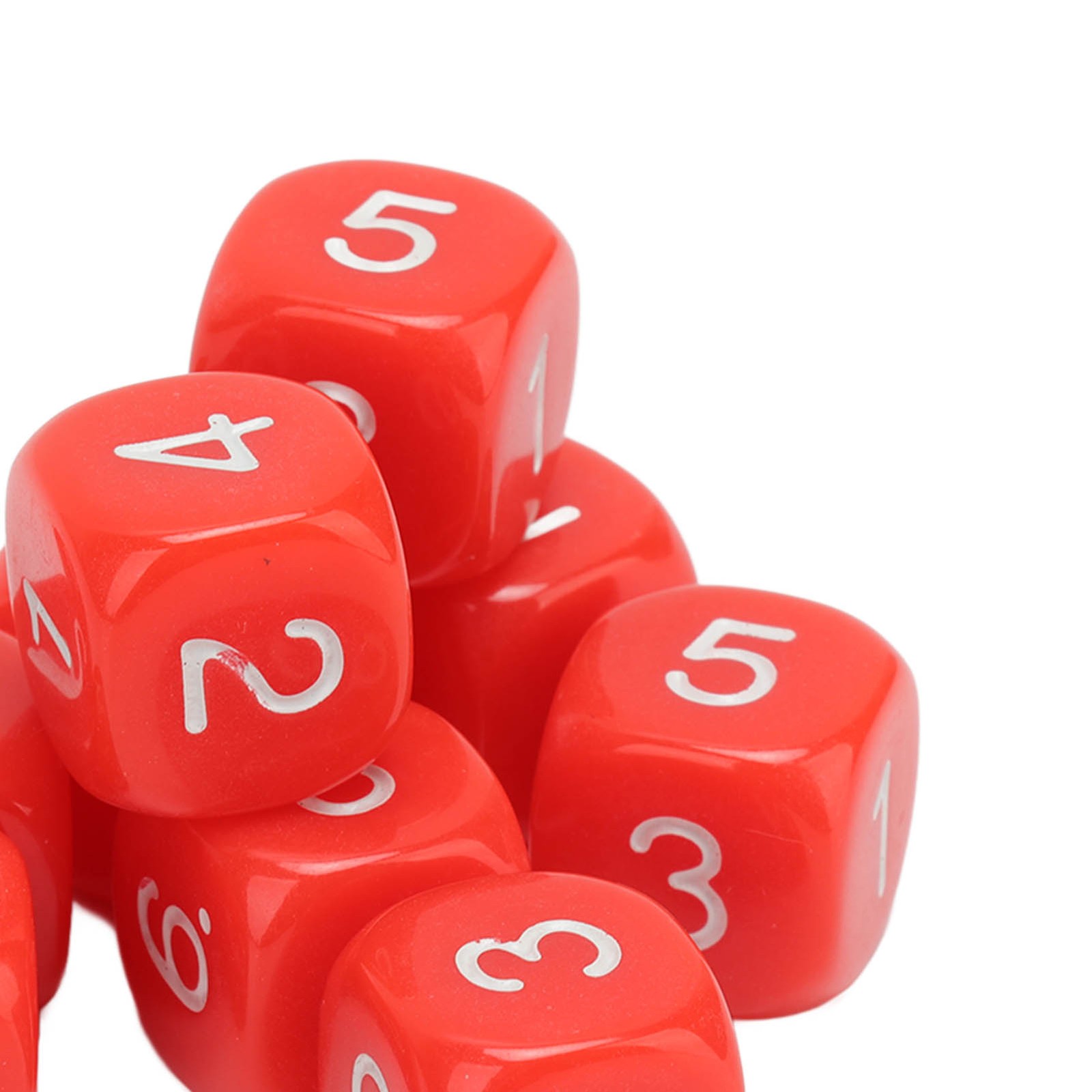 20PCS 6 Sided Board Game Dice Durable Learning Aid For Teaching