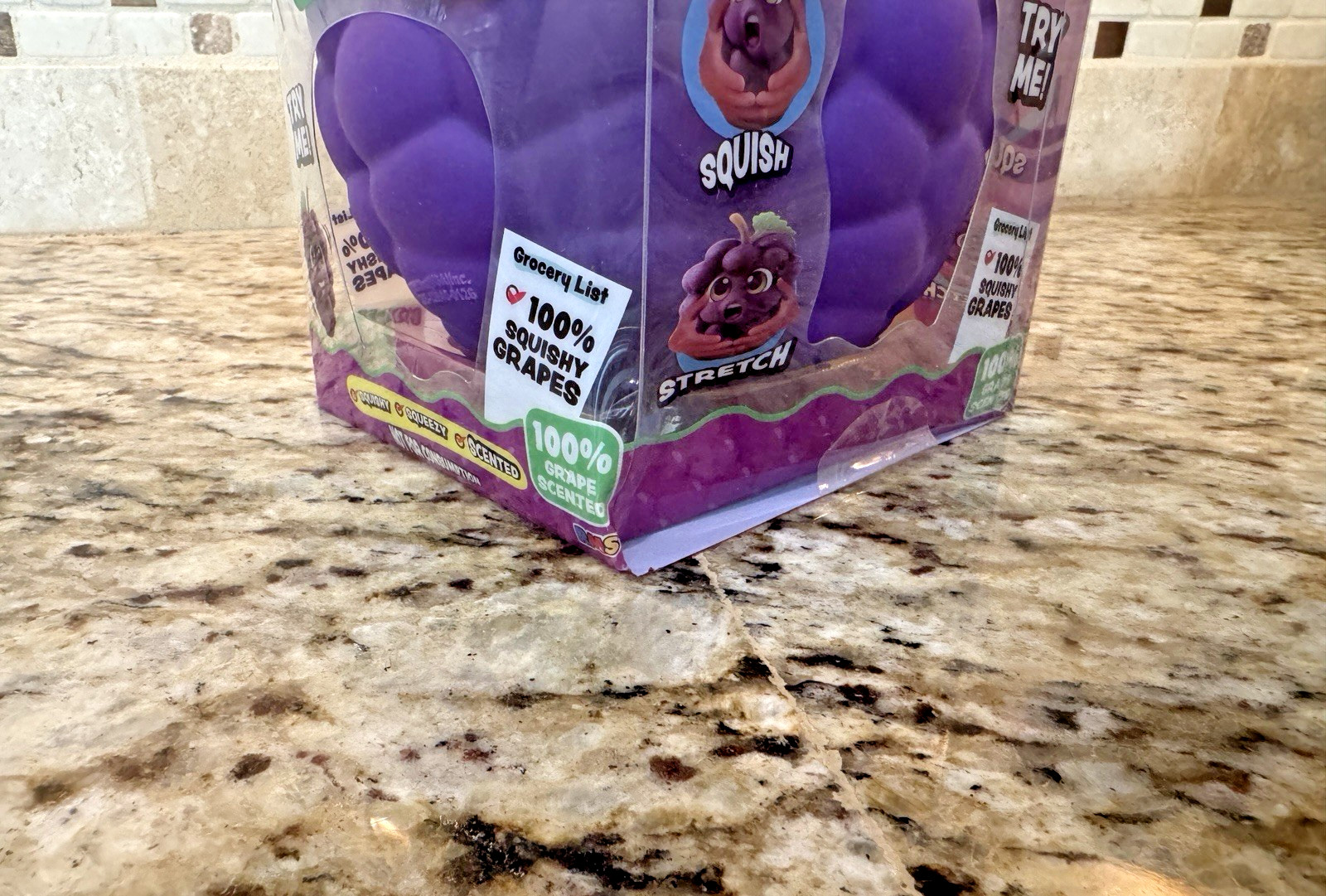 Smush Mart Scented Grapes JUMBO VIRAL SQUISHY 6” RMS USA Crazy Fun✅Ships Asap✅