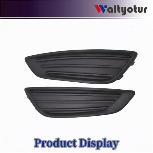 2 x Front Bumper Left + Right Bumper Fog Light Lamp Cover Trim Grille Grill