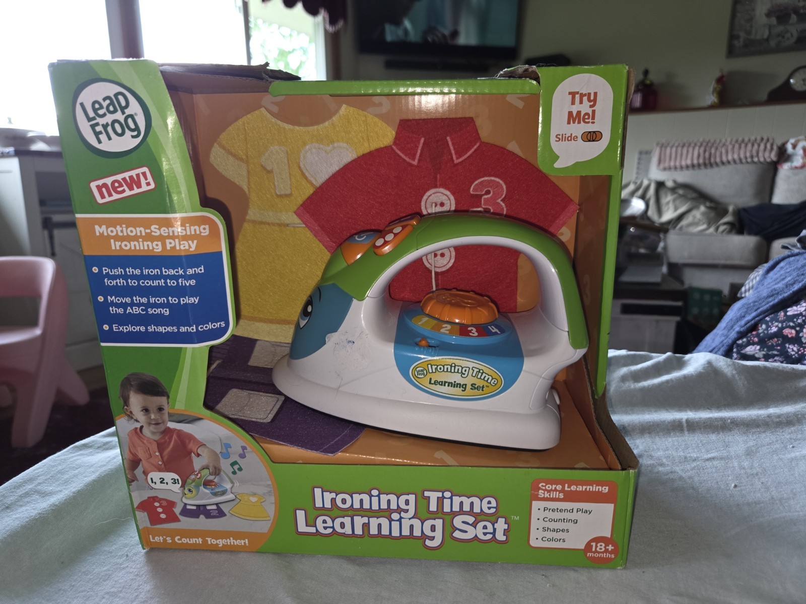 New LEAPFROG Ironing Time Learning Set – Motion-Sensing Play Toy 18mo+ Works