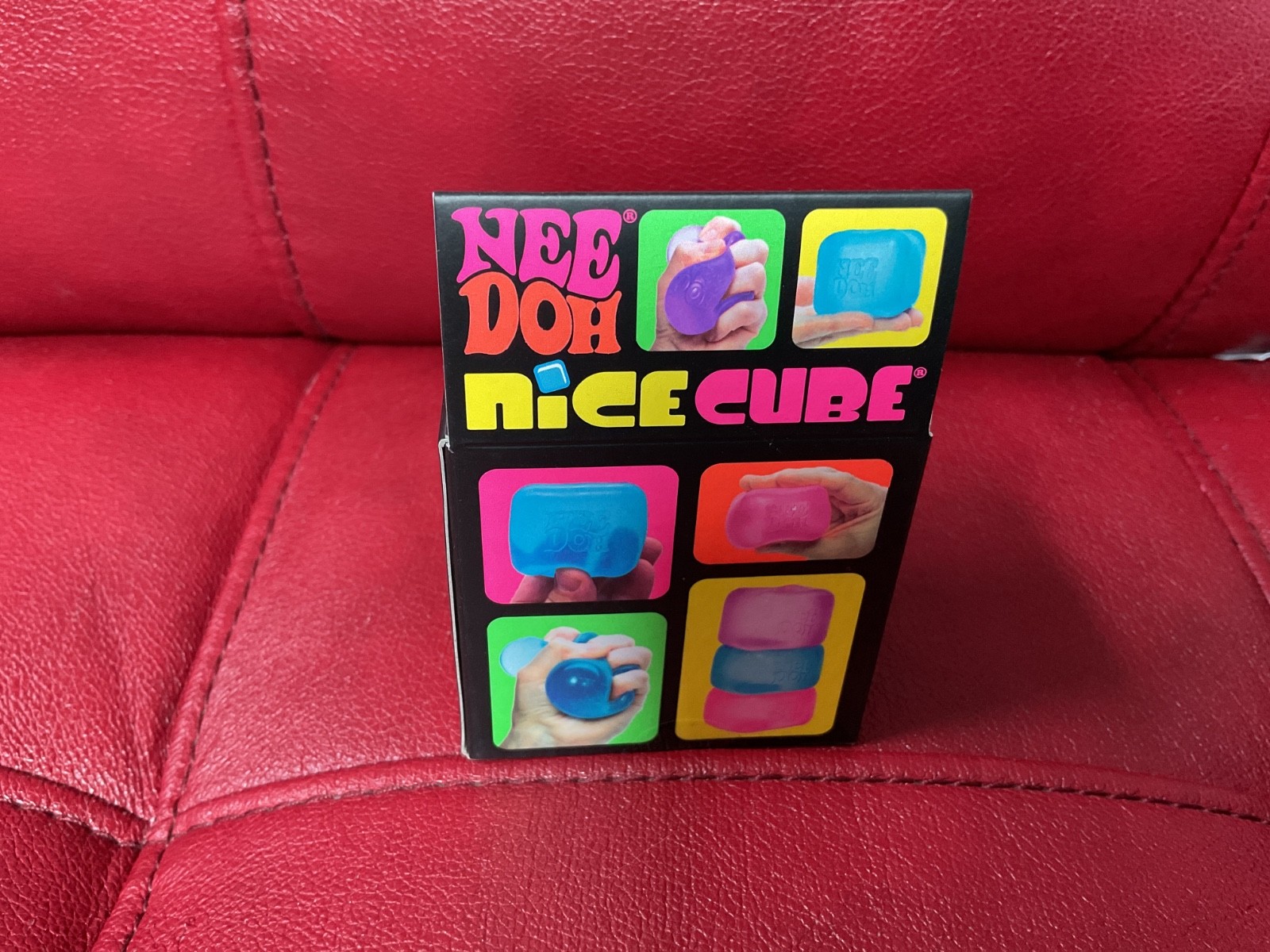 Blue NeeDoh Nice Cube *Brand New AUTHENTIC FREE FAST SHIPPING! Nee Doh