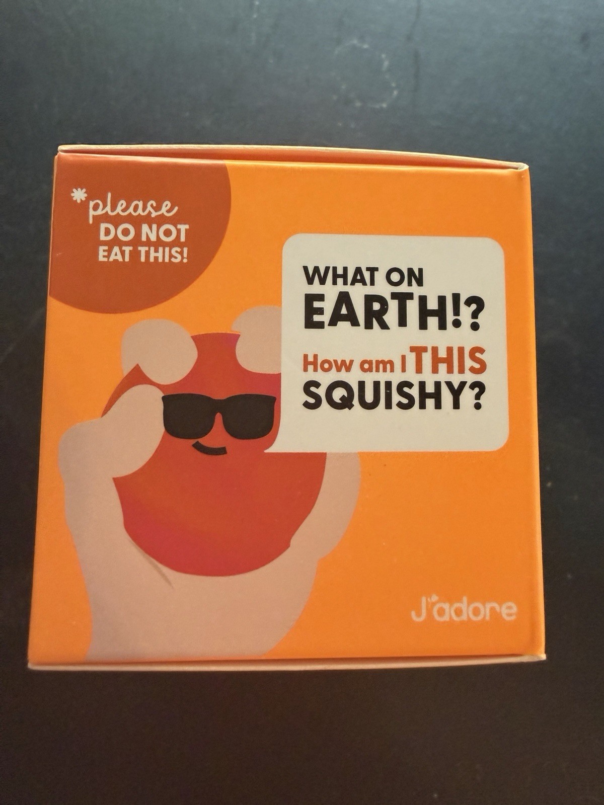 New J’adore Solar Squishy Ball Orange Yellow Squishers Squeeze Fidget Toy 3+