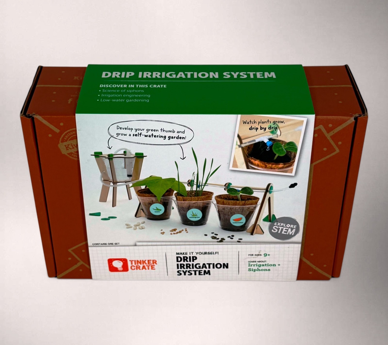 KiwiCo Tinker Crate Drip Irrigation System Gardening STEM Crunch Homeschool Lab