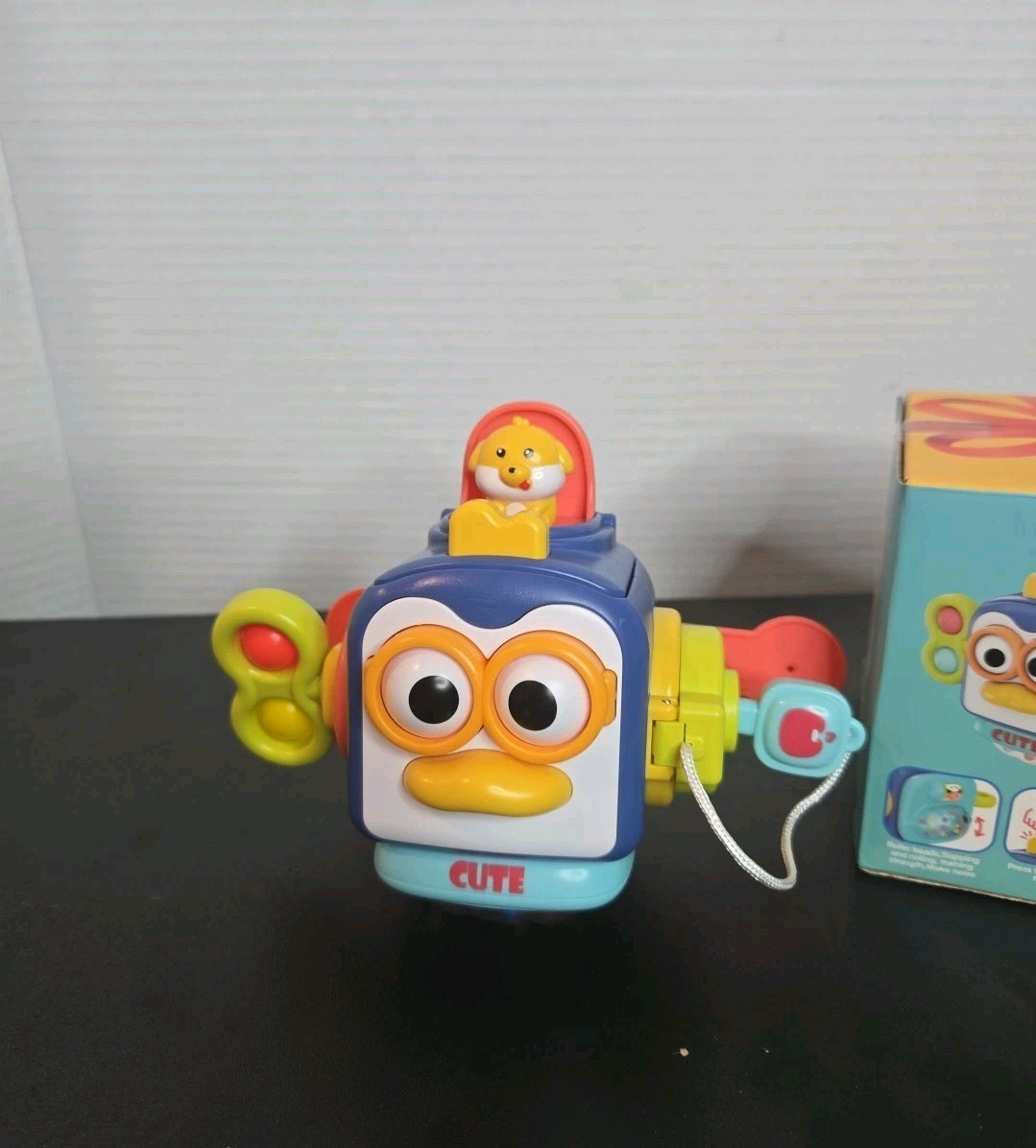 Busy Toys Activity Cubes Toys, Blue, Sensory Toys for Toddlers Age 12m +