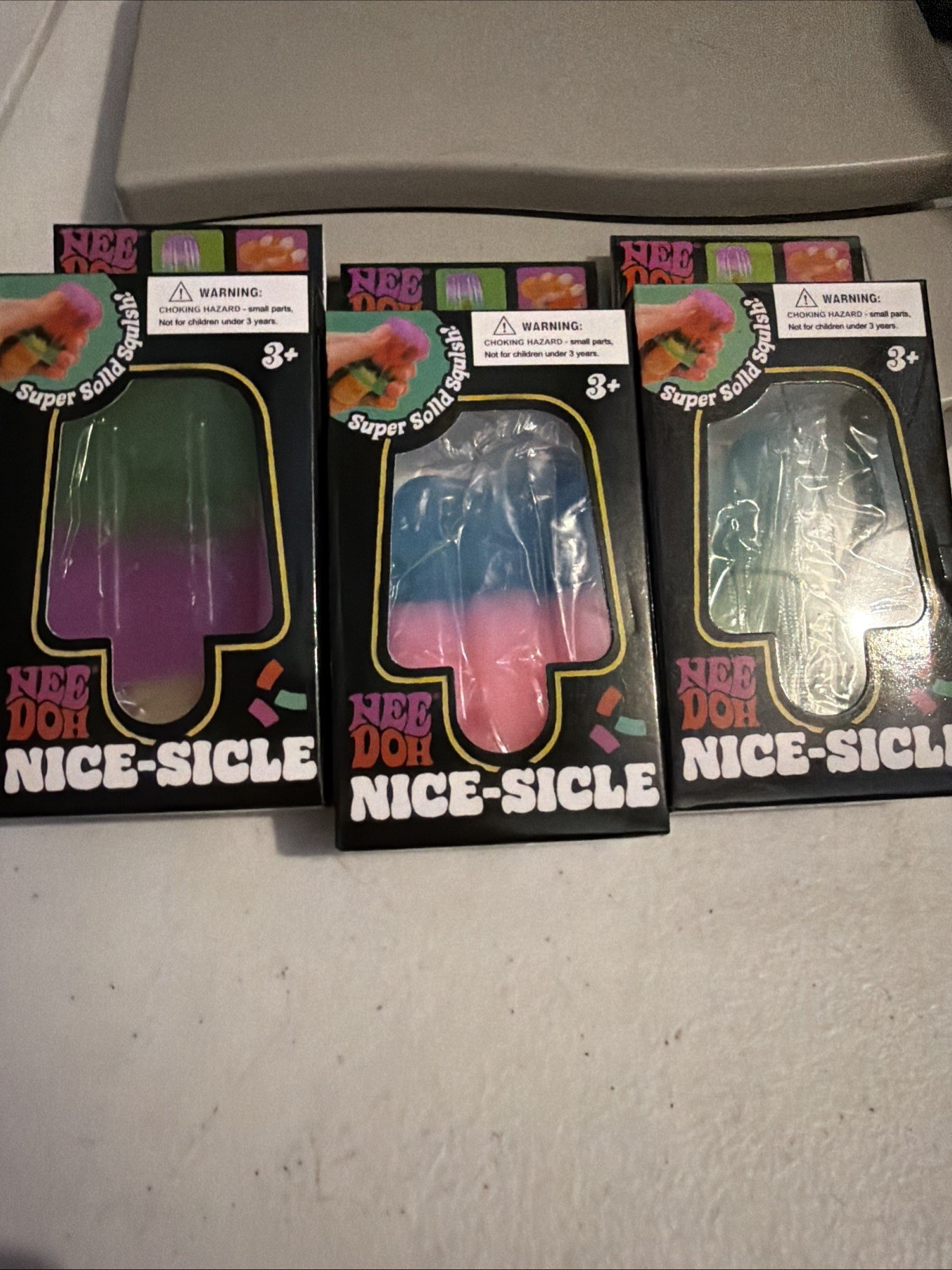 NICE-SICLE SQUISHY BRAND NEW BOX OF 12 $119.76 RETAIL
