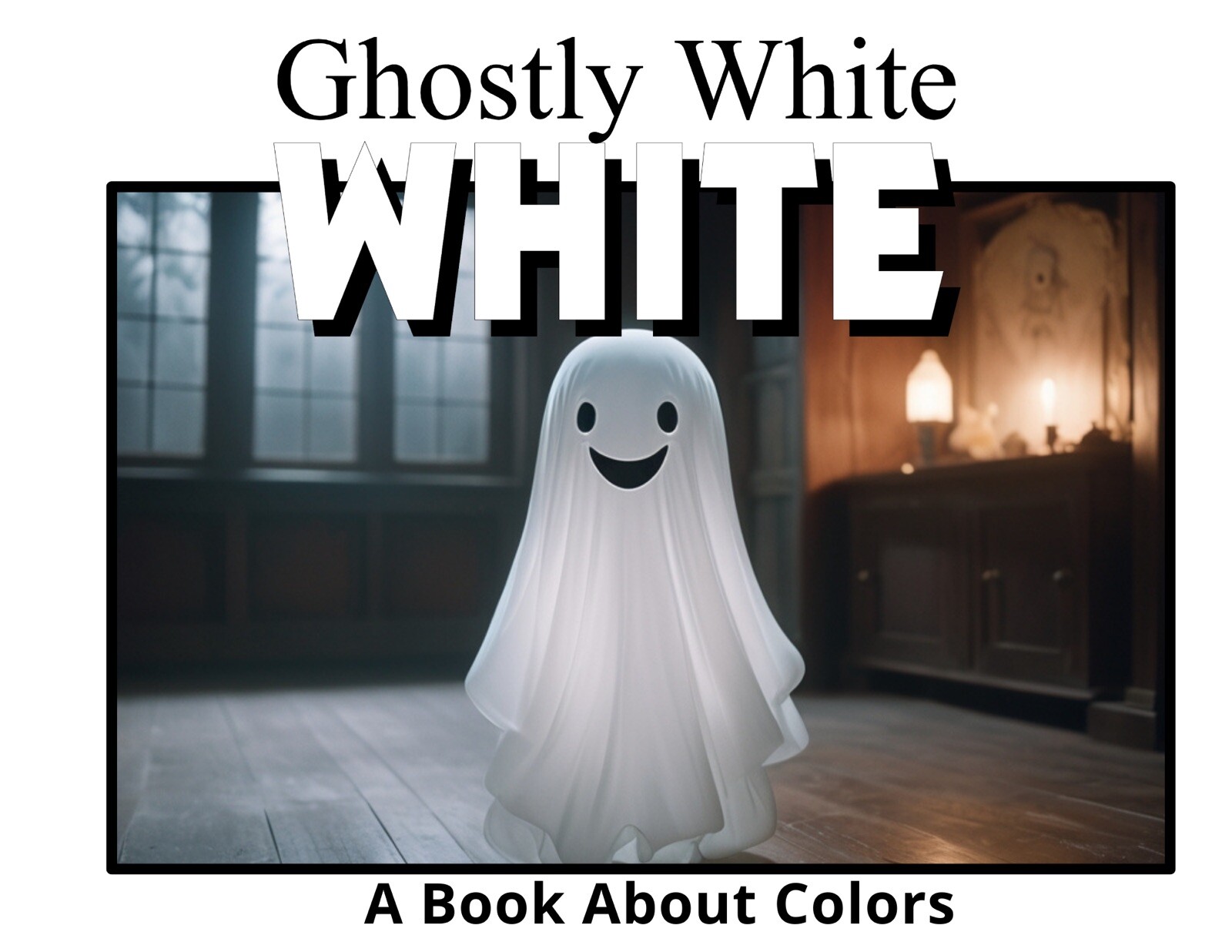 White | Ghostly White | LEARNING COLORS | Spiral Bound Picture Book