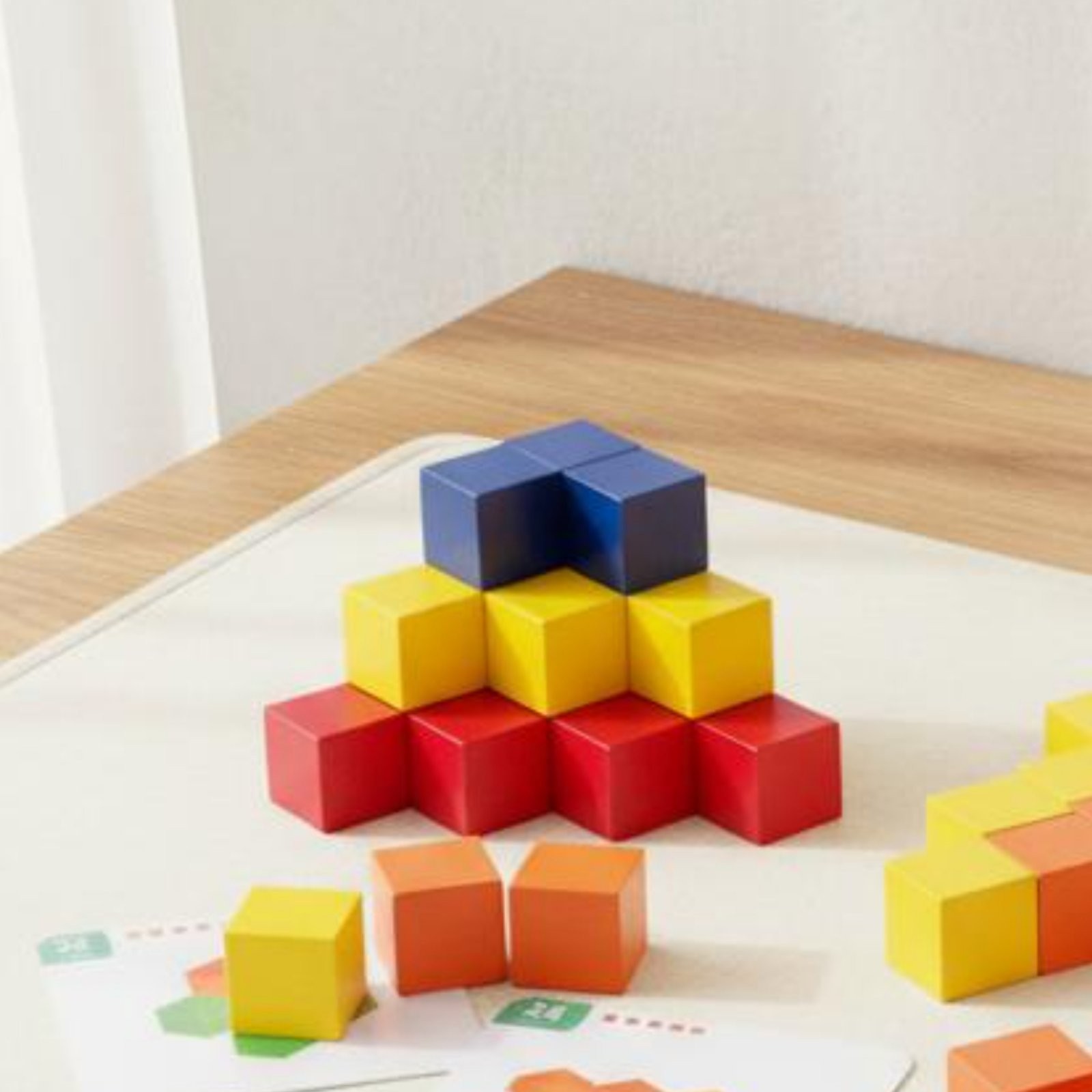 Geometric Game Blocks Early Learning Colorful Brick Game Fine Movement Skills