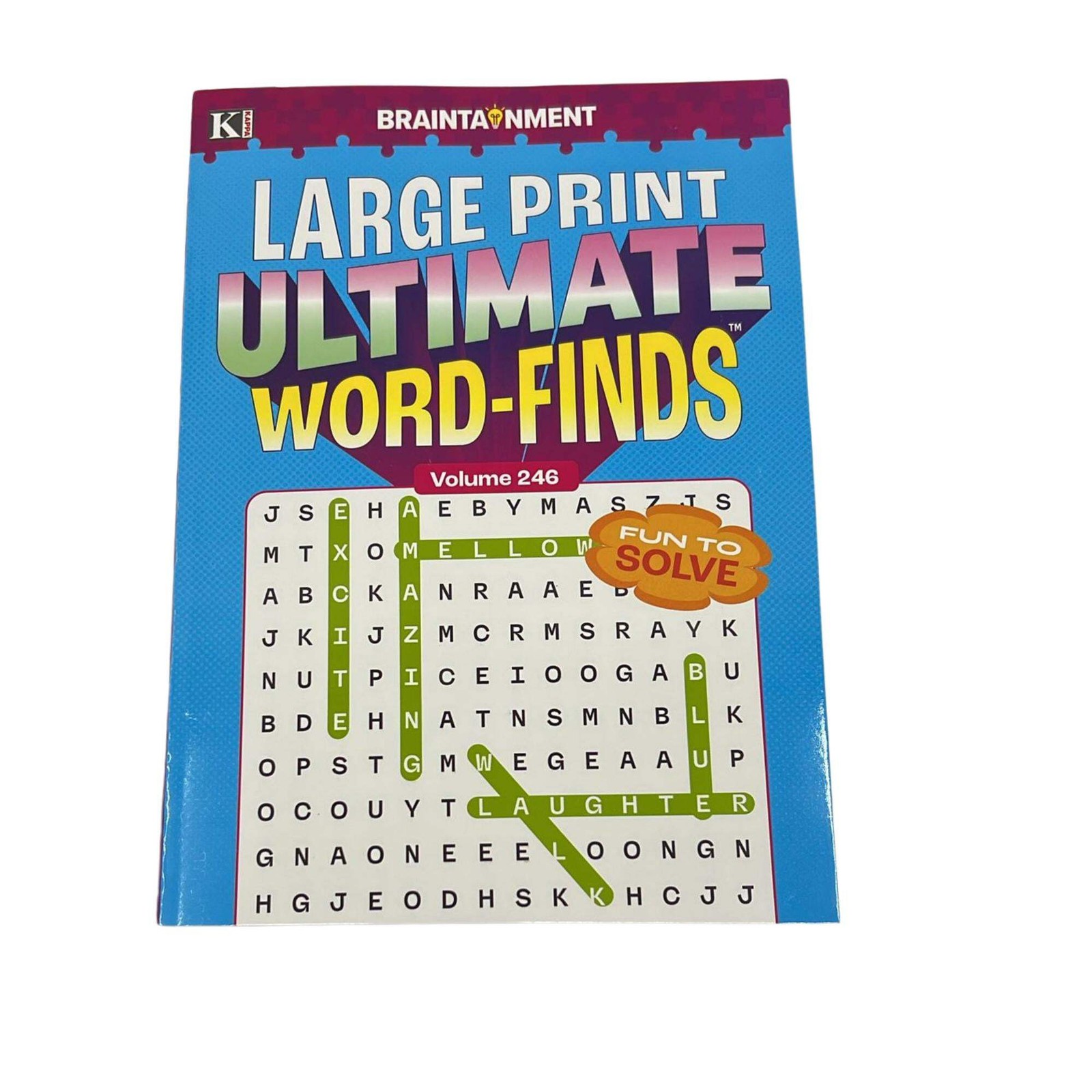 Large Print Ultimate Word-Finds for Kids vol 246 – A Fun, Challenging Word Searc