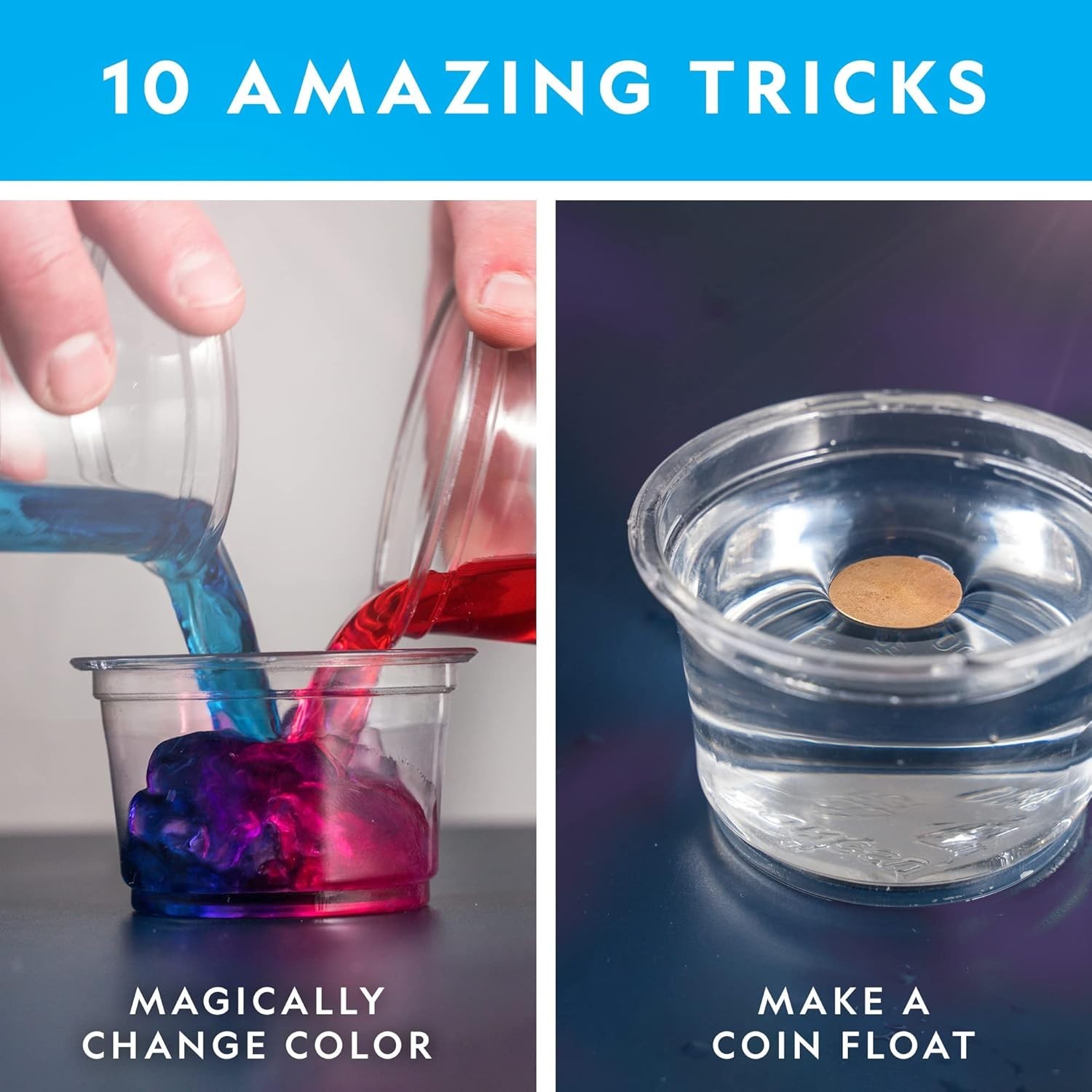 Blue Marble Nat Geo Science Magic STEM Kit Physics Chemistry Trick Experiment 8+
