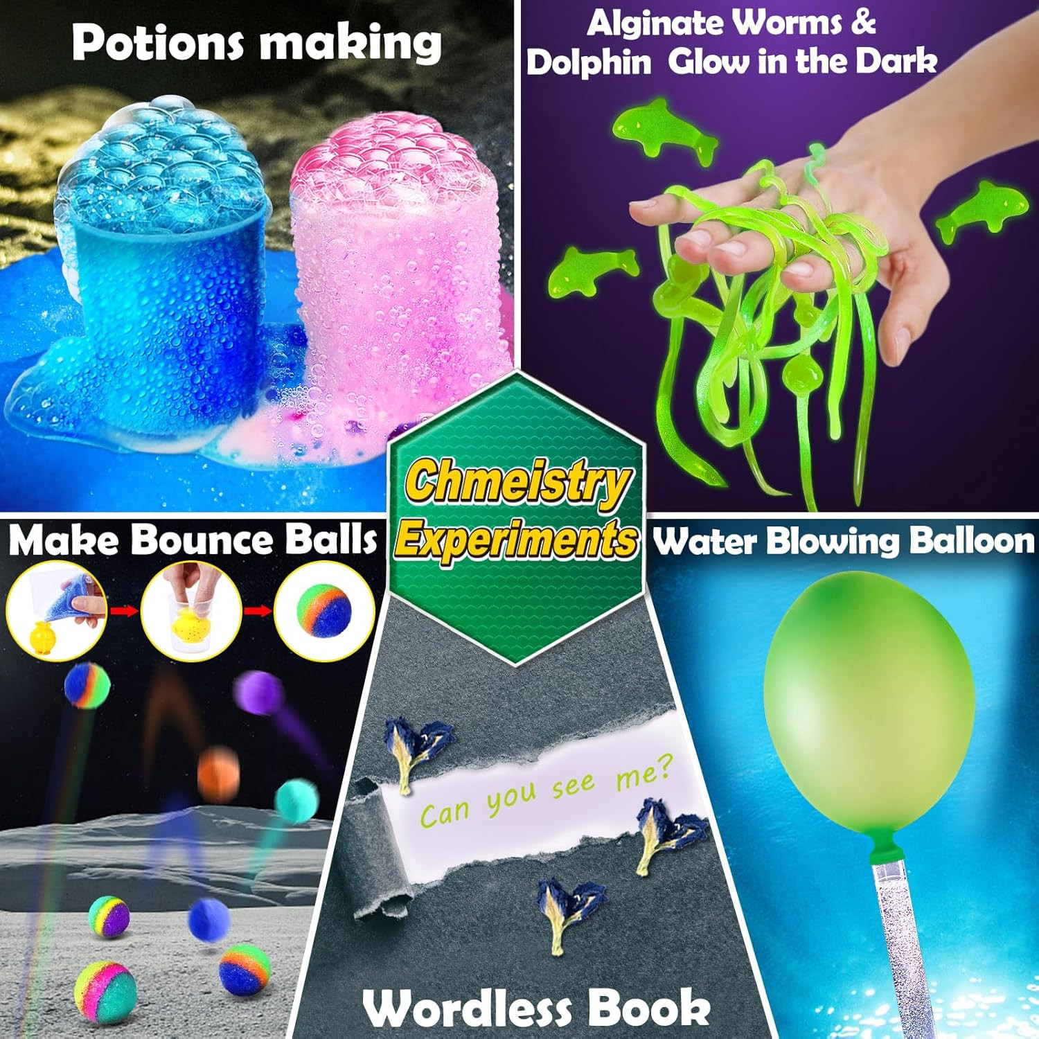 150 Experiments Science Kits for Kids, S.T.E.M Educational Project Toys for Boys