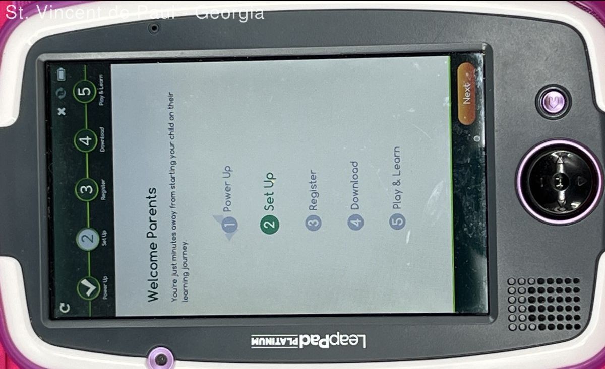 LeapFrog LeapPad Platinum Kids Learning Tablet W/ Charger & Extras Tested Works