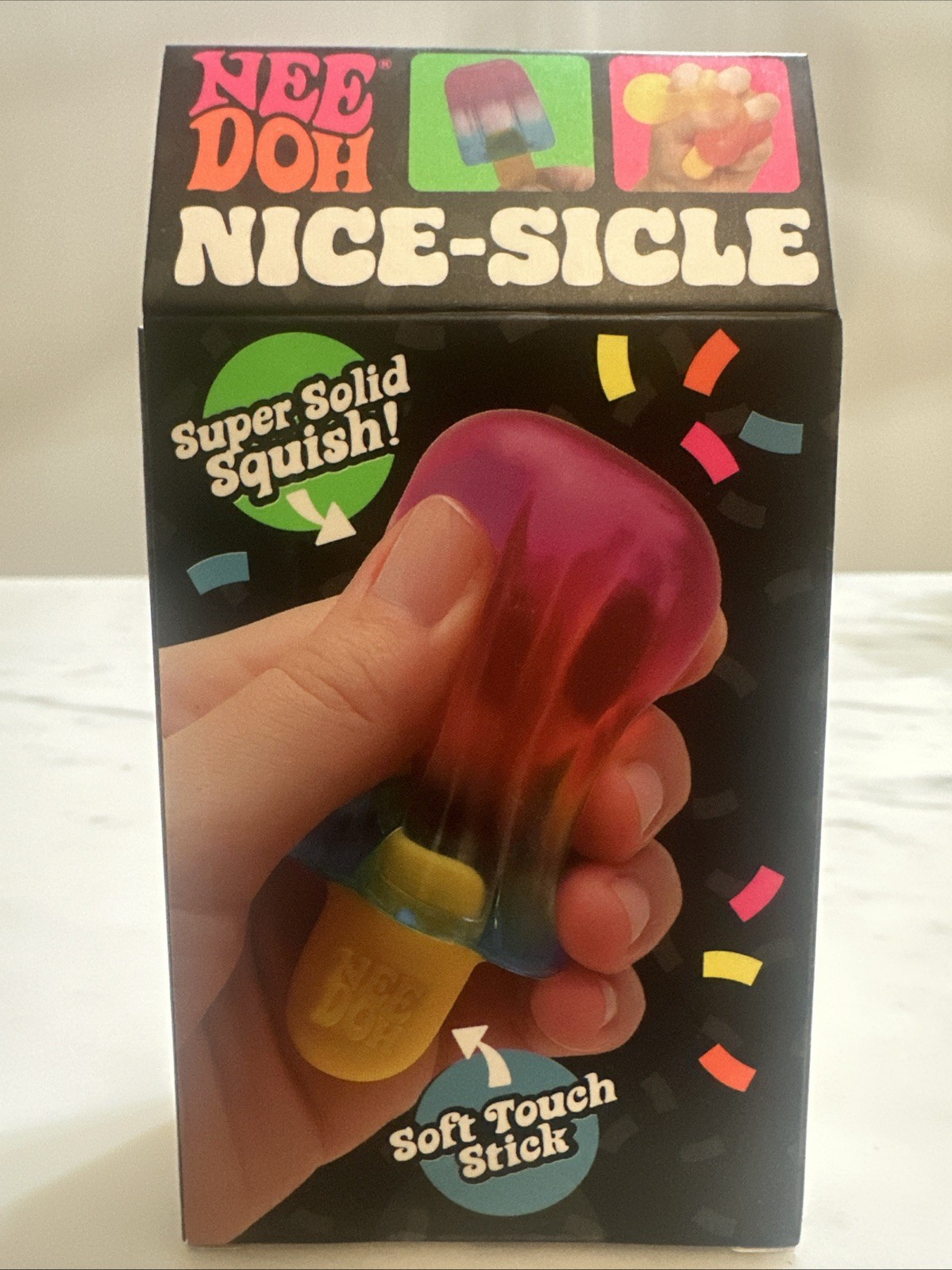 AUTHENTIC Nee Doh Nice-Sicle Popsicle Pink/Orange Brand New Unopened US SELLER
