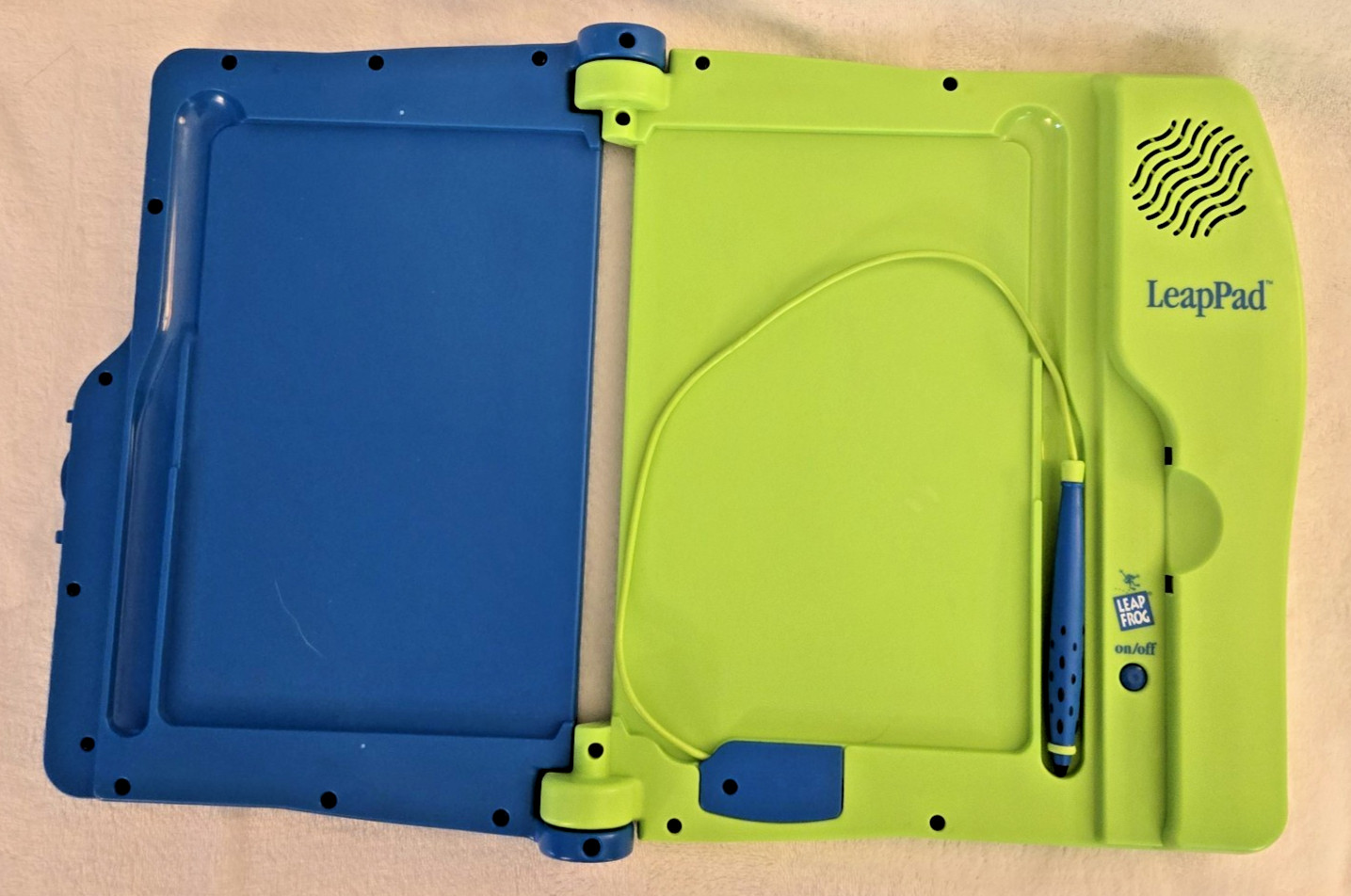 Leap Frog Leap Pad Blue Green 7 Books & 6 Cartridges Backpack Tested