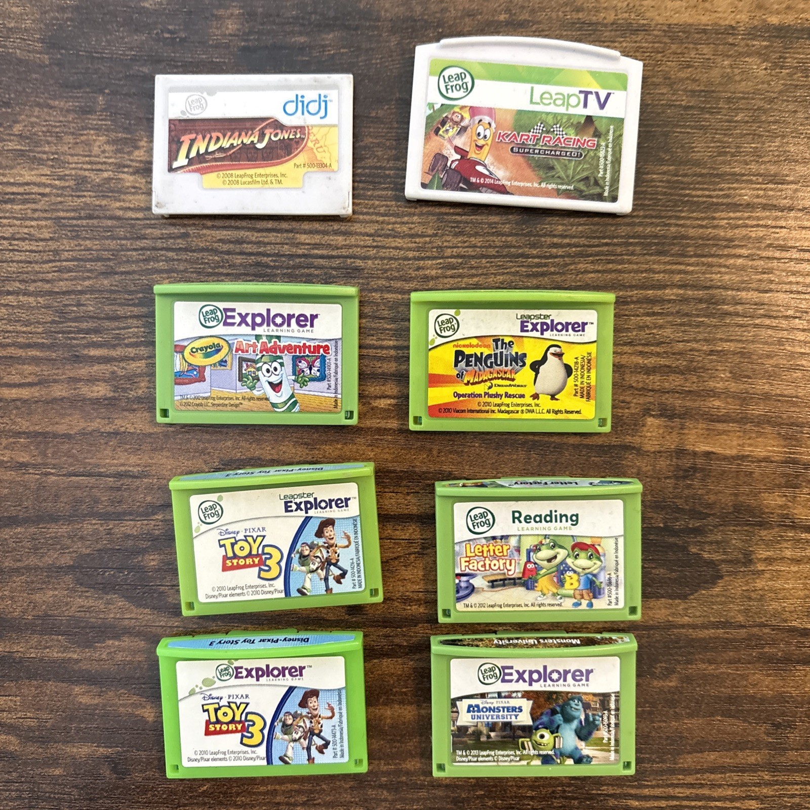 Lot of 21 Leap Frog Games – Leapster, Explorer, didj, LeapTV – Cartridges Only