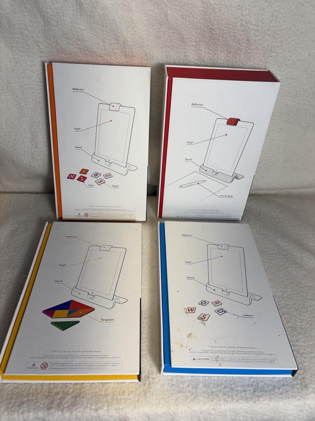 Osmo Genius Starter Kit for iPad Base, Numbers, Tangram, Words