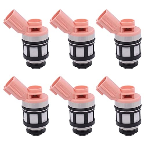 NewYall Pack of 6 Fuel Injector 3.0L 3.3L for Nissan Frontier 1998-2004,