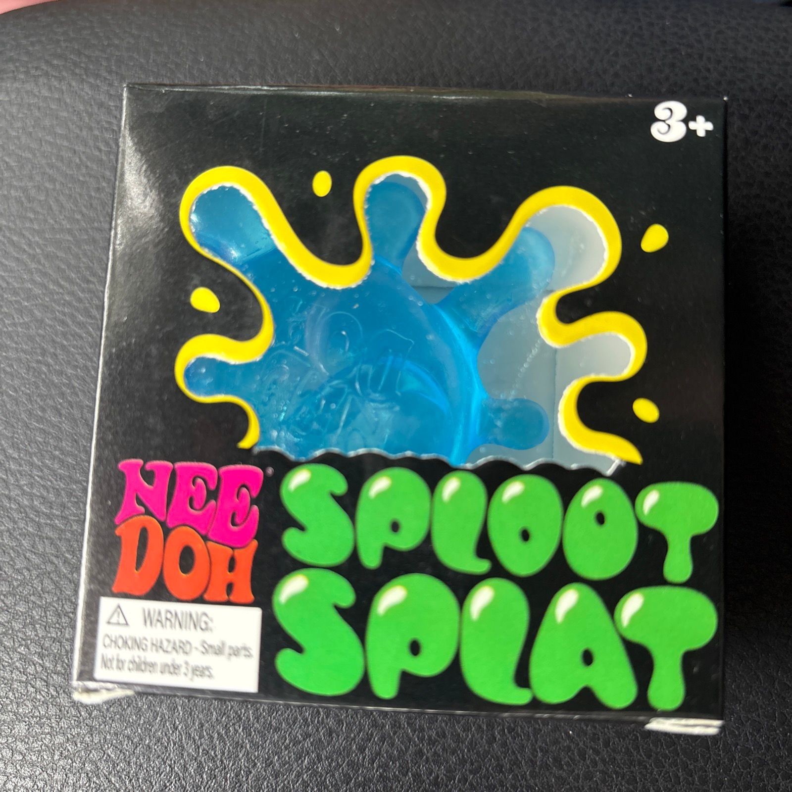 BLUE NeeDoh SPLOOT SPLAT, Nee Doh Splatter Fidget, Nee-doh SplootSplat Squishy.