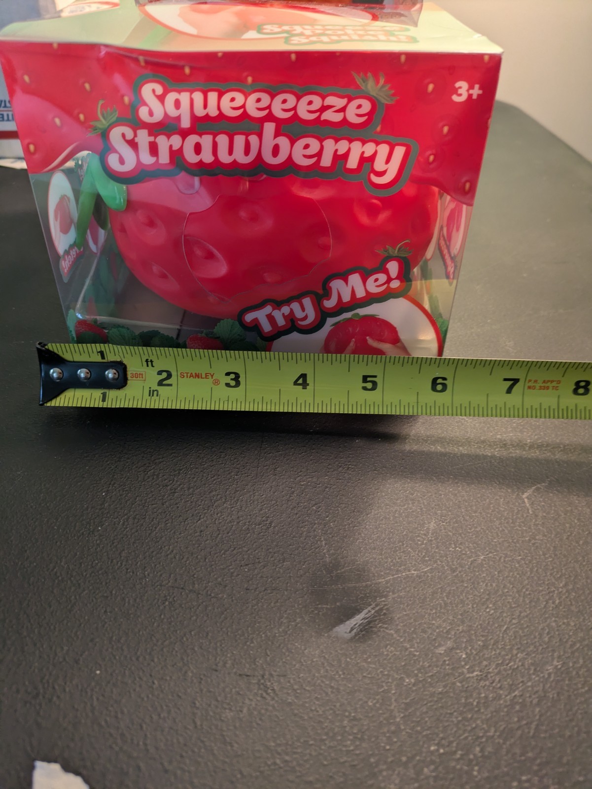 Sunny Days Jumbo Squeezy Strawberry Squishy Toy Stress Relief Sensory Fun